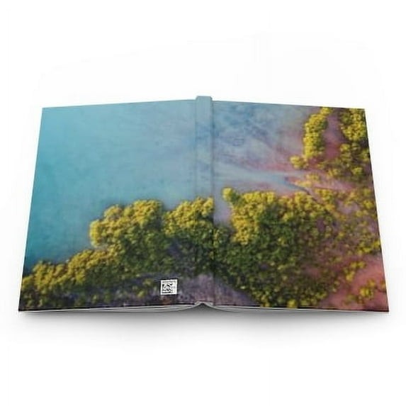 Hardcover Journal Notebook Diary 150 Pages Lined 5.75″x8 Nature Beach Themed