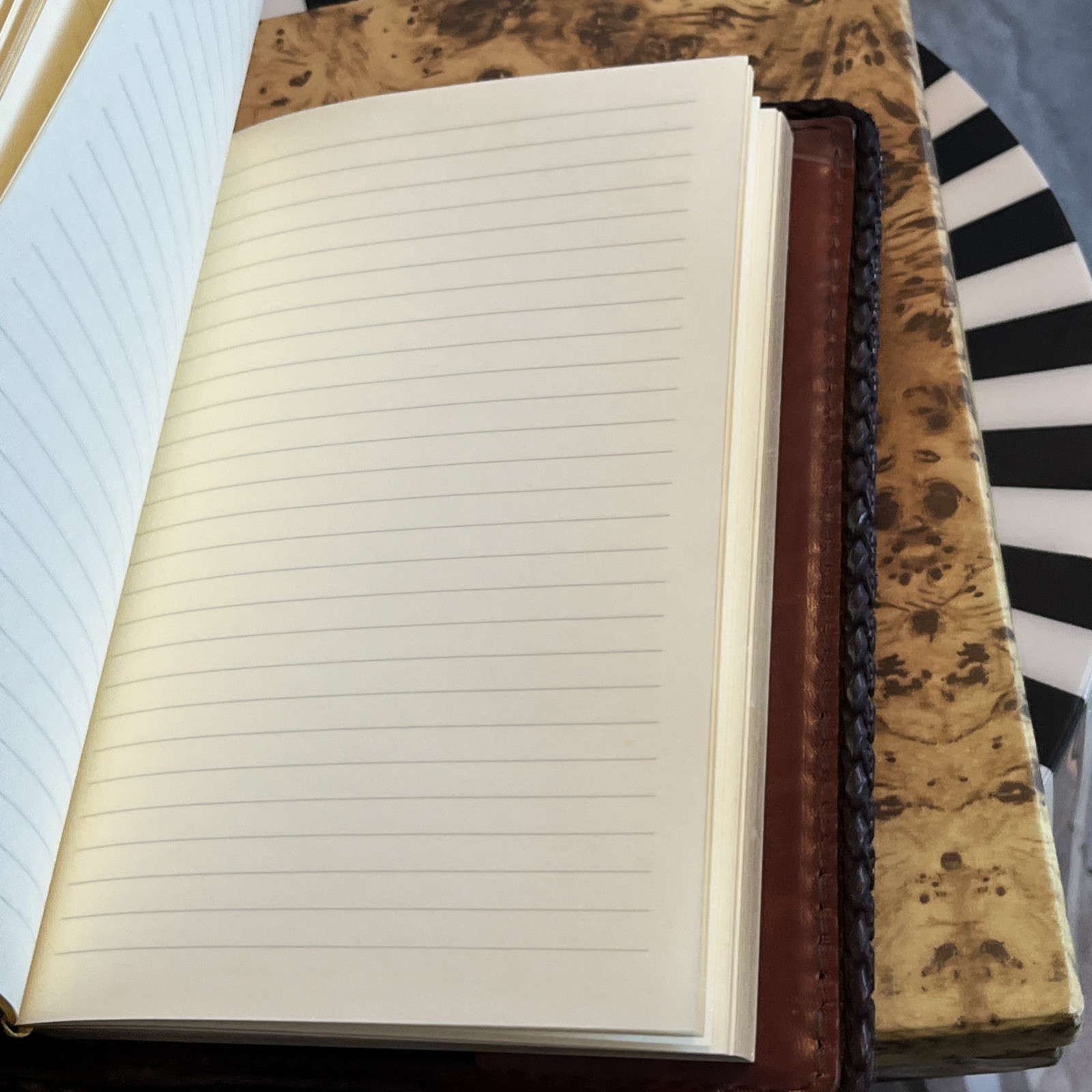 Handmade Genuine Leather Journal – Blank-made In Italy New In Box