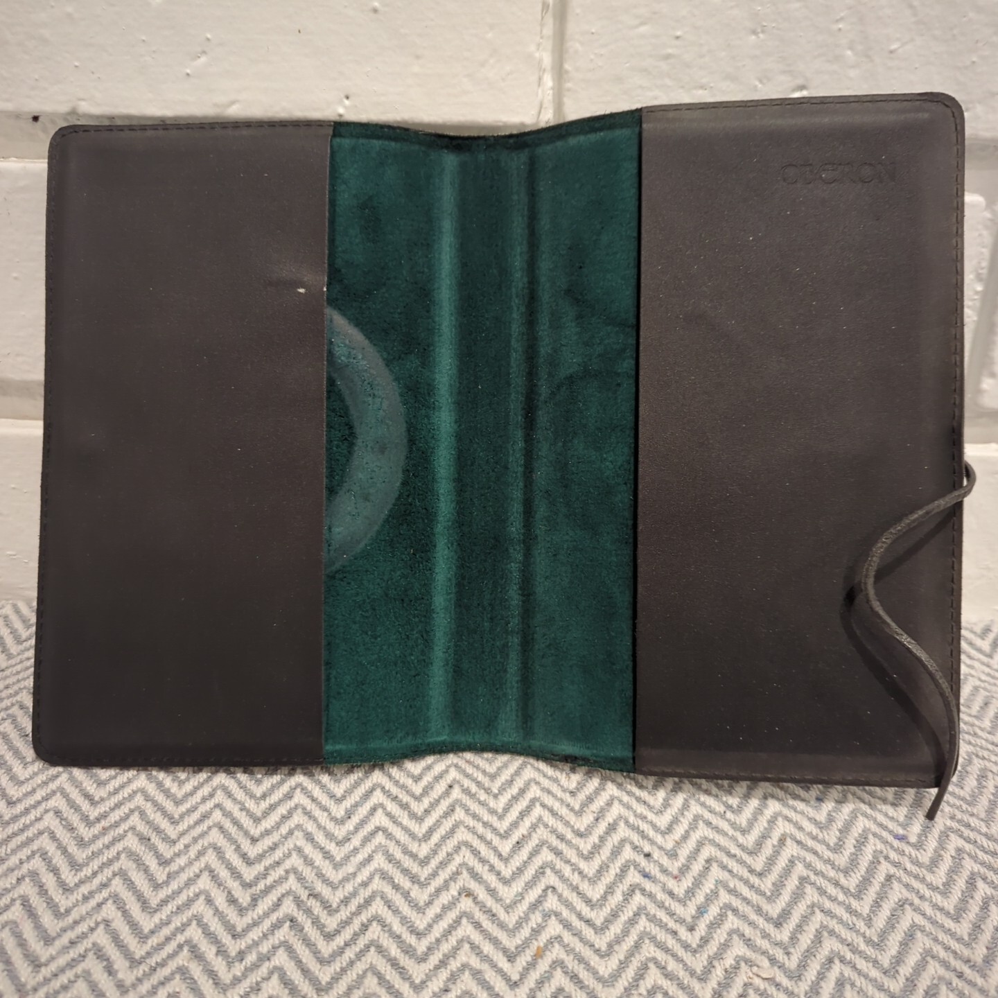 Vintage Retired Oberon Southwestern Design Leather Planner Organizer Cover
