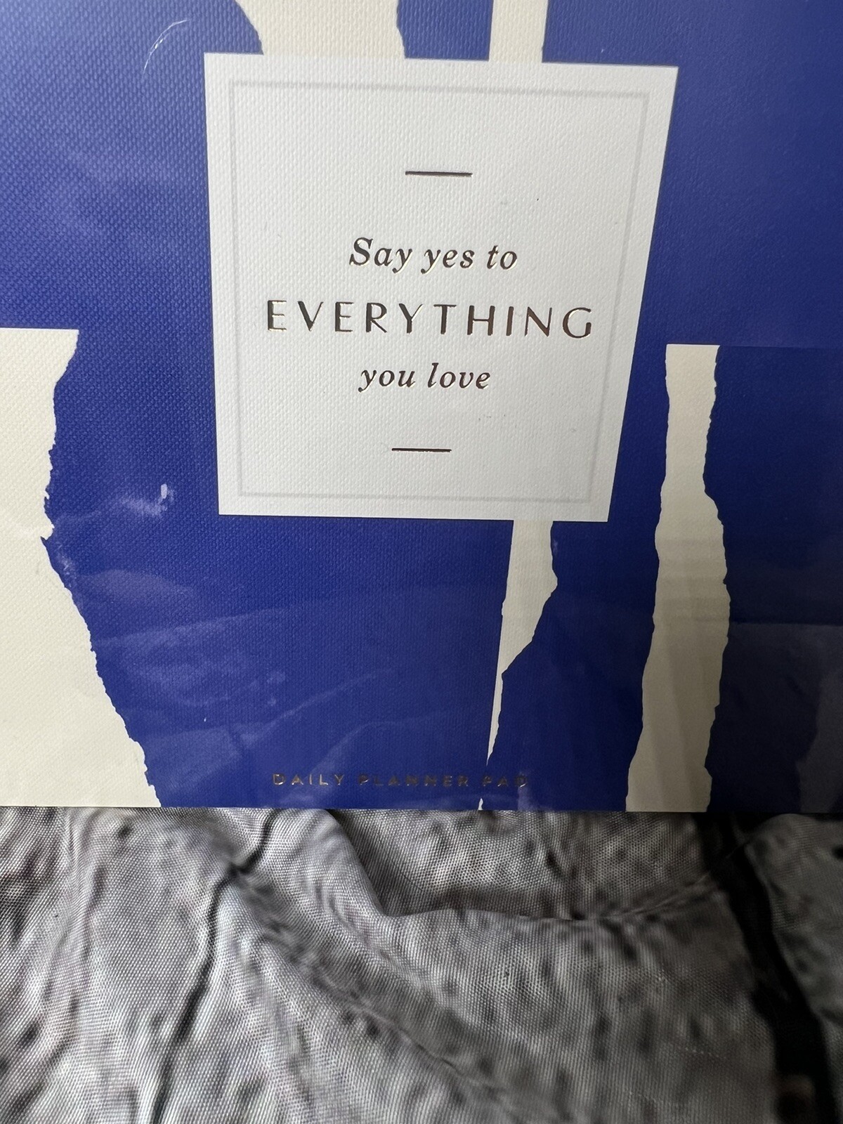New Sealed Say Yes To Everything You Love – Daily Planner Pad 80 Ct -Z2