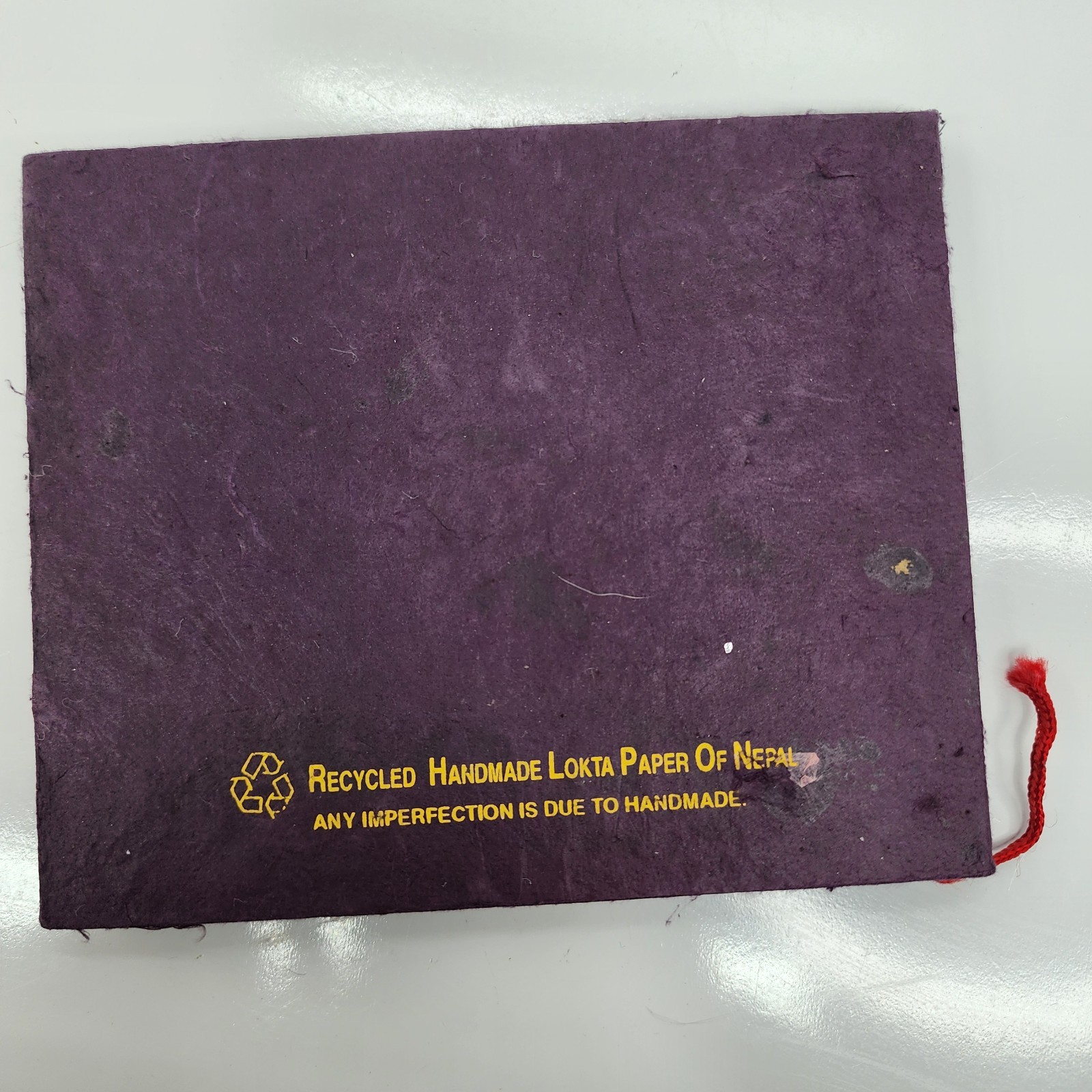 Lokta Paper Journal Nepal Handmade Rooster Zodiac Year of Cock Diary 6×5 Purple