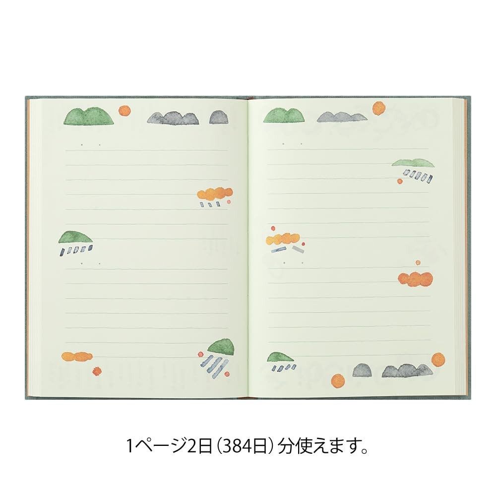 MIDORI diary soft outing pattern 12705006