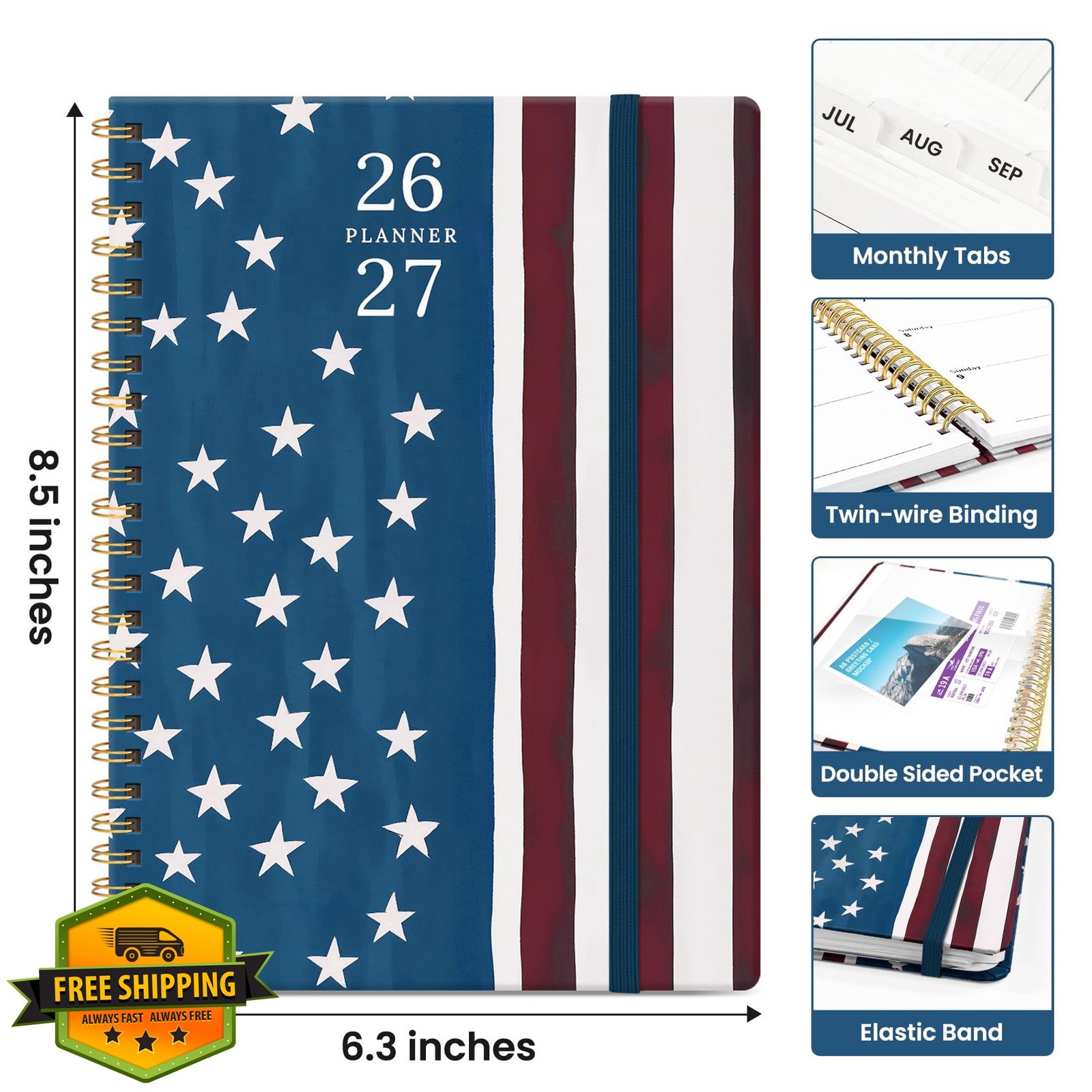 Taja Planner 2026-2027 K-Star Riders A5 6.3×8.5