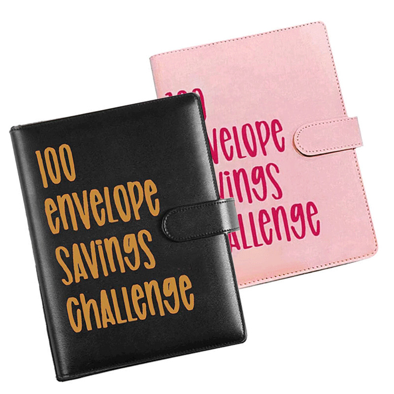 100 Envelope Challenge Binder Book Budget Planner Easy To Carry & Easy To Use