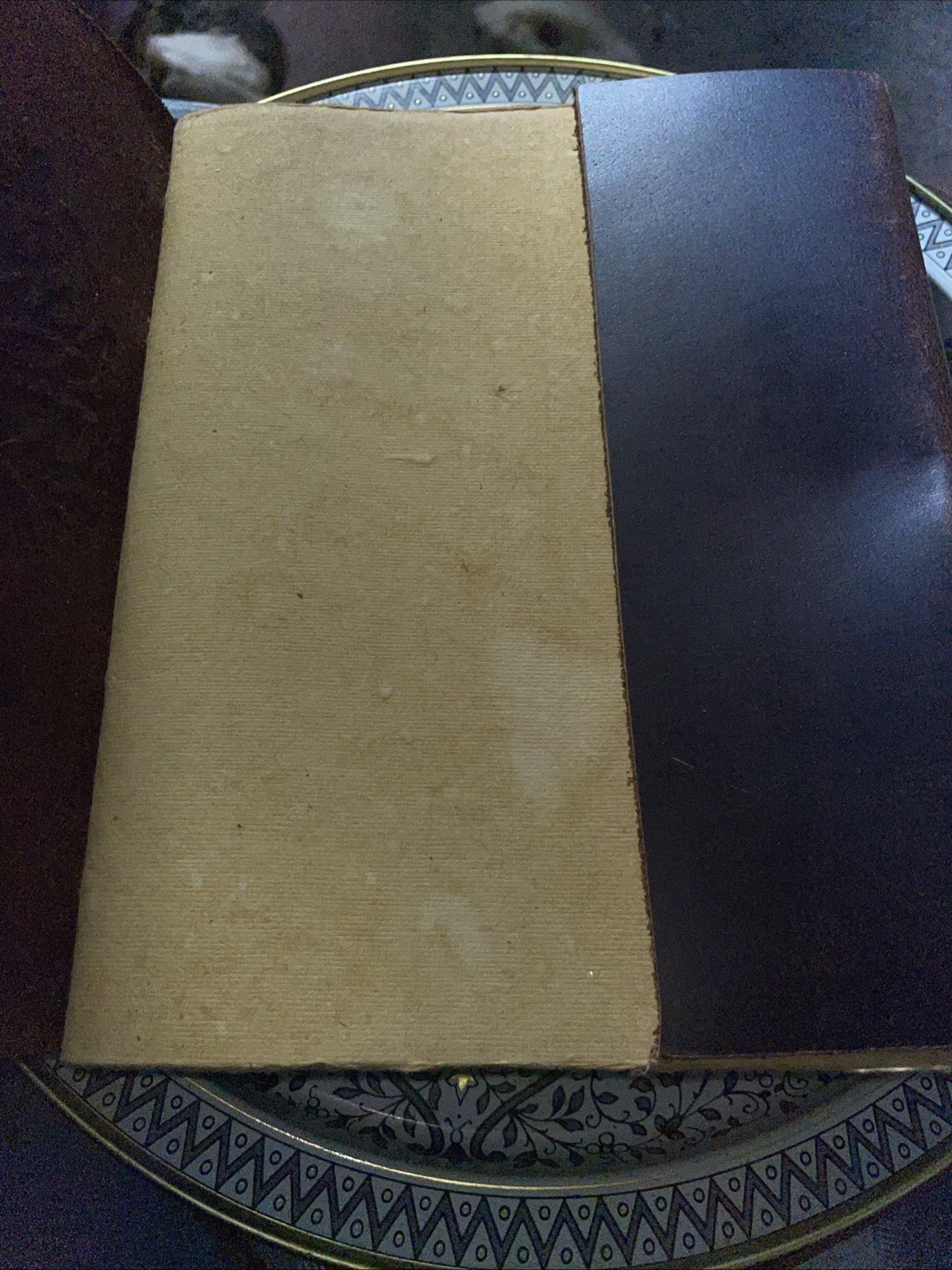 Luxeoria Leather Journal 8.5″ X 6.5″ X 1.5″ Vintage Brown, Vintage Paper