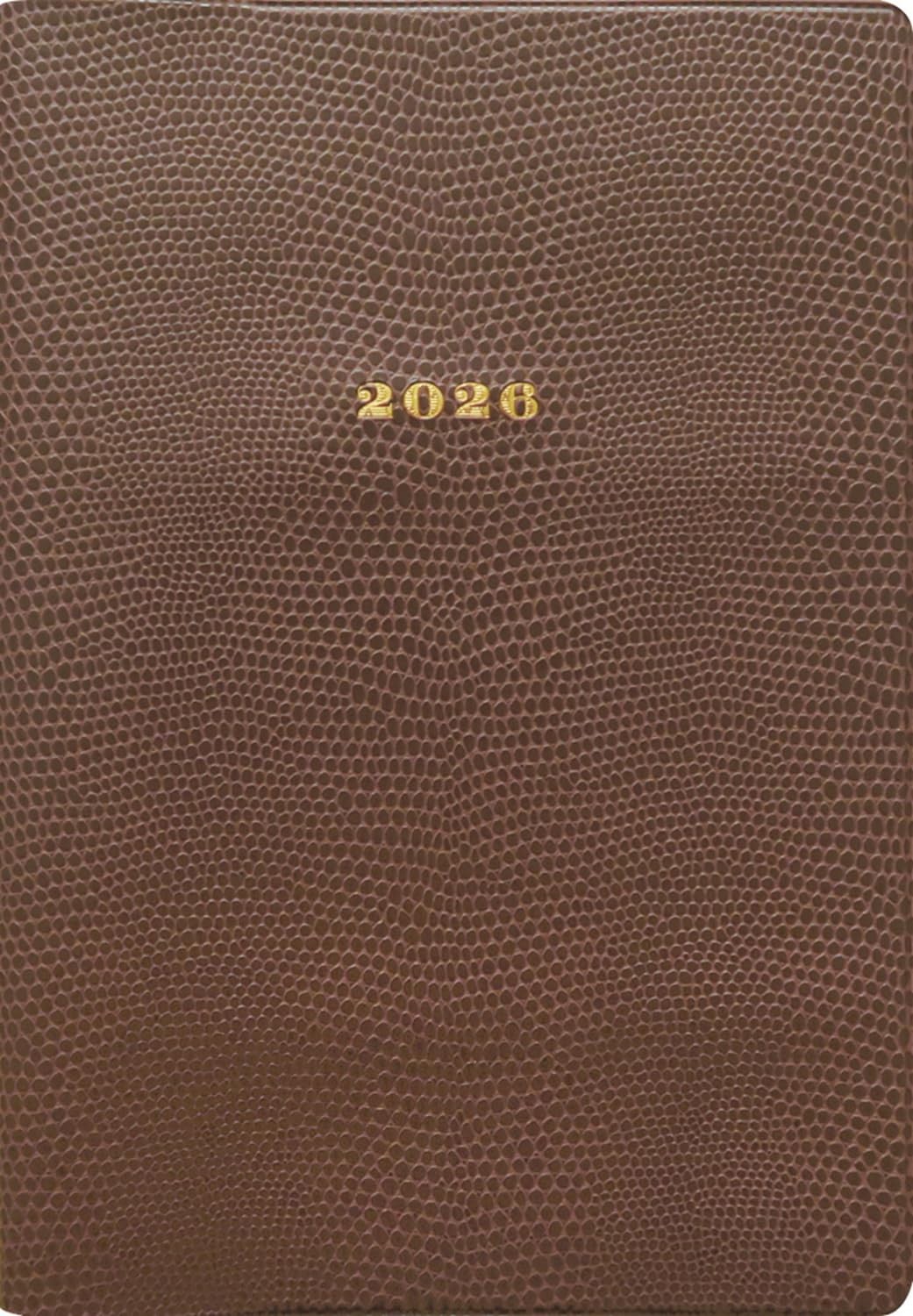 Matca Planner 2026 January Start B6 Monthly Lacerta Brown DR-MG-568