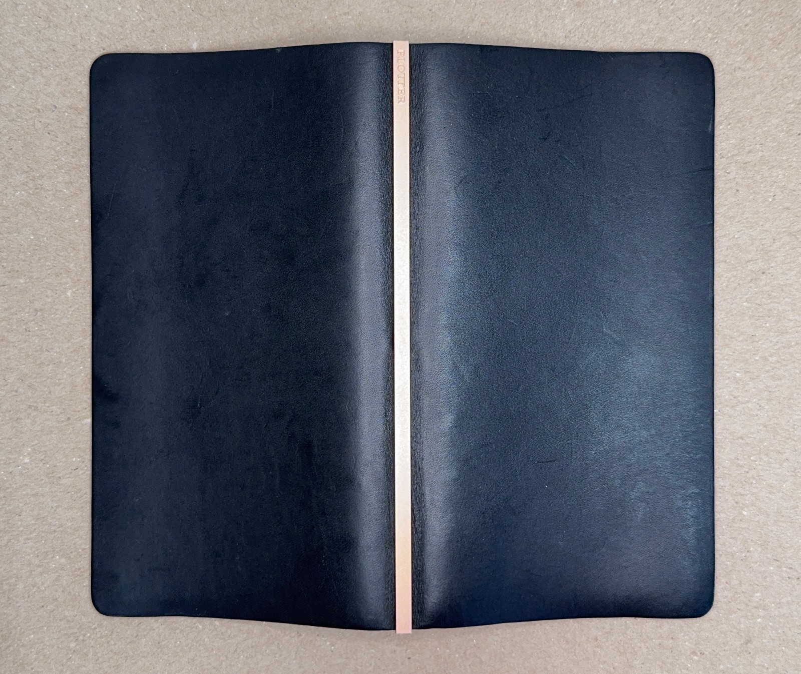 PLOTTER Narrow Size Leather Notebook with Paper & Accessories extras!