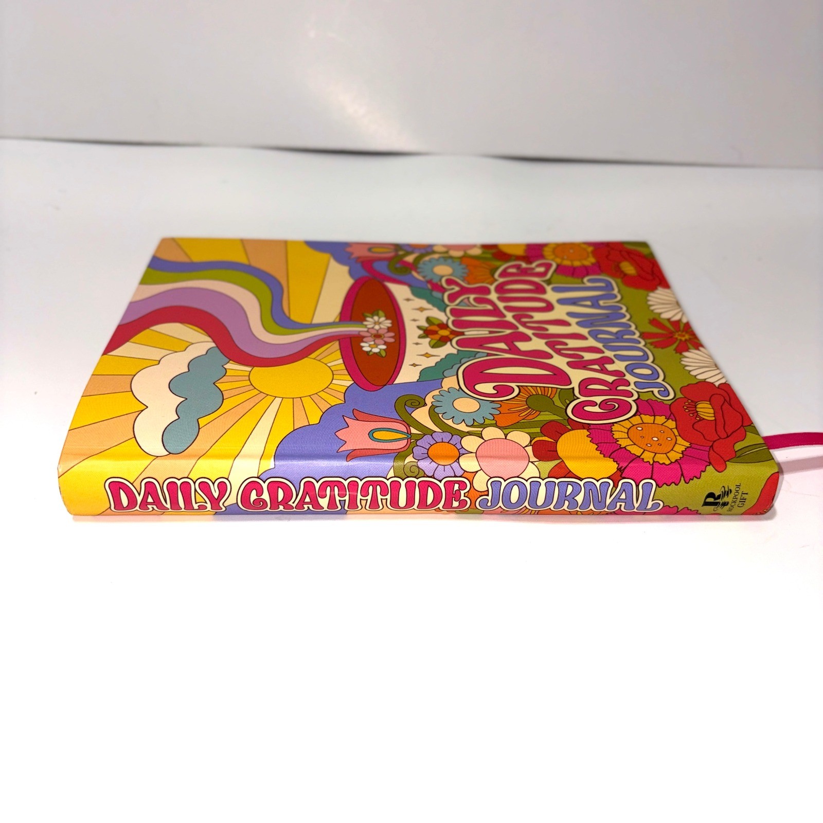 Rockpool Gift Daily Gratitude Journal 52 Week Undated Retro 70s Floral Softcover