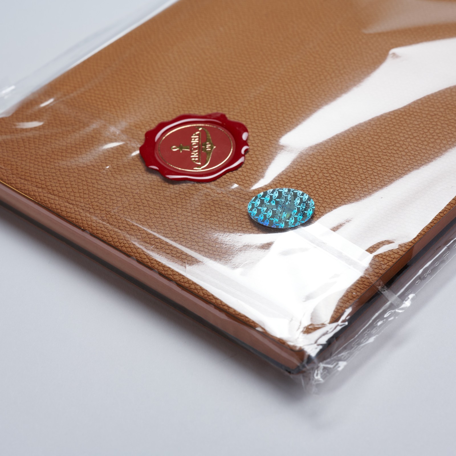 Ancora ROYAL AZUR colour Italian Luxury Leather set of 3 Notebooks ( A6, A5, A4)