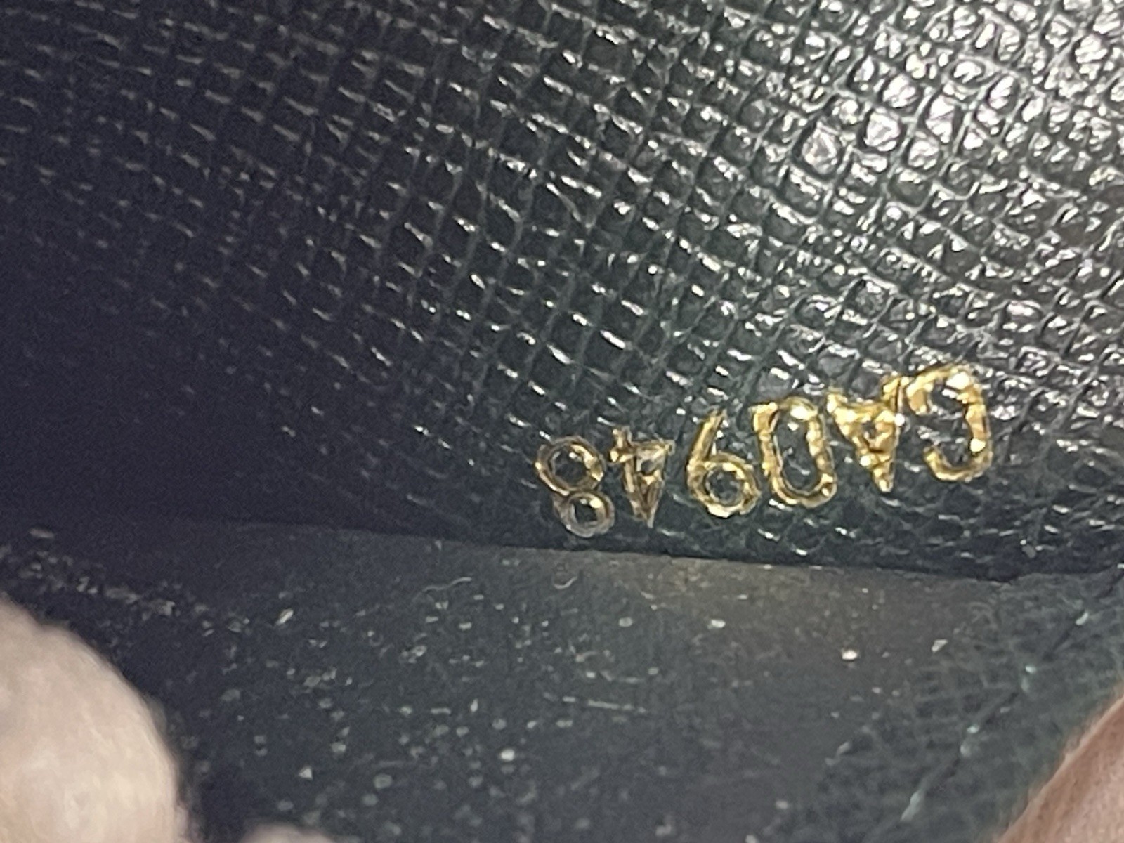 Louis Vuitton Long Agenda Wallet Black Epi Leather Made in Paris USA Authentic