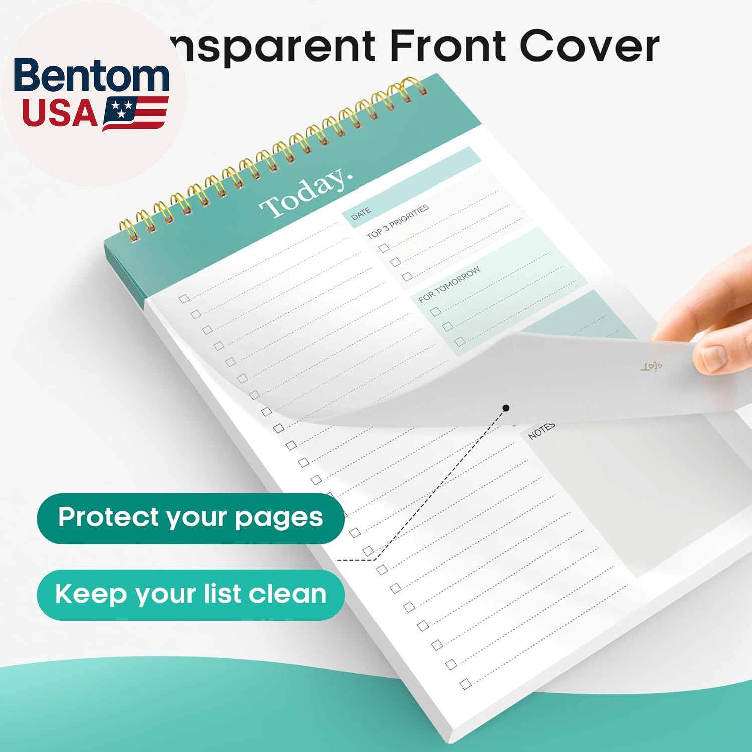 to Do List Notepad – to Do List Notebook for Work with 52 Sheets, 9.8″ X 6.5″, U