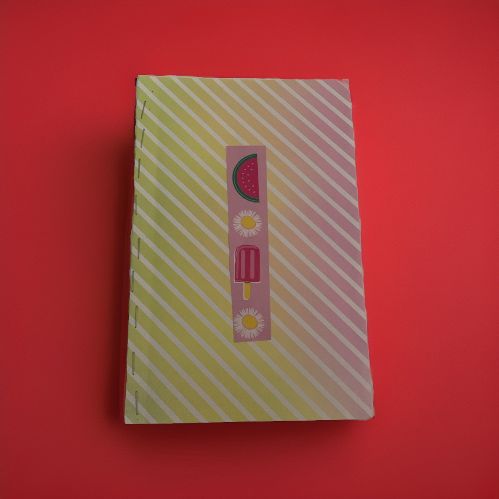 Handmade Pocket Notebook Set of 3 – Summer Theme Lined Journals