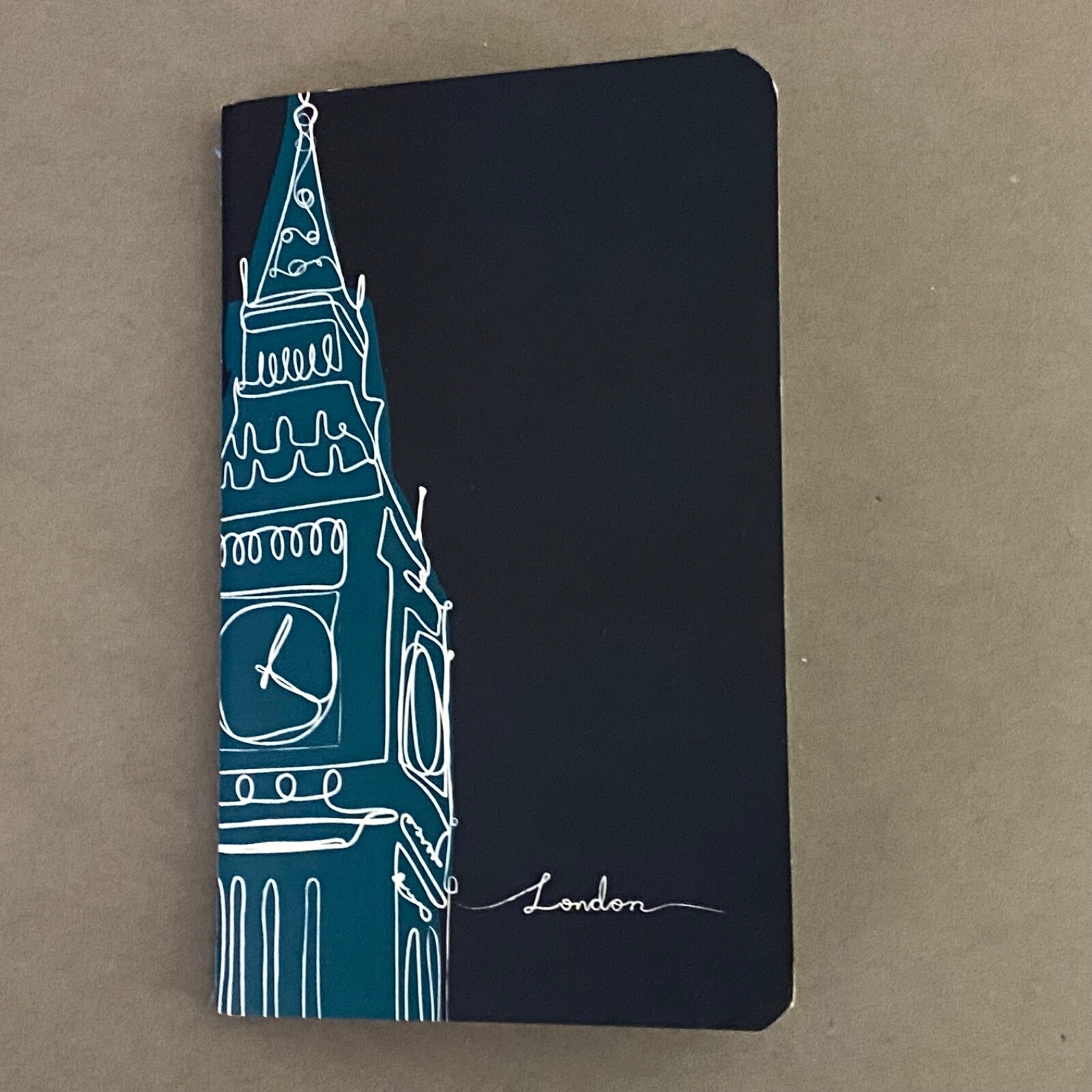 Compendium Inc. LONDON Big Ben 5.25 x 3.25″ Notebook or Journal ~ Tube Map Decor