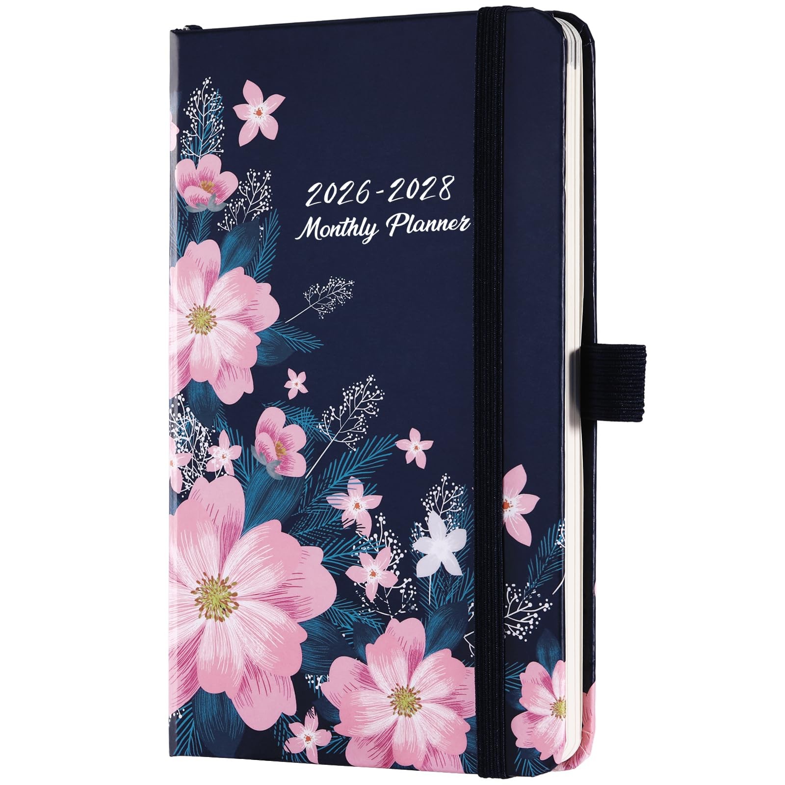 2026-2028 Pocket Calendar, 3-Year Monthly Planner from January 6.3 x 3.8 Inches