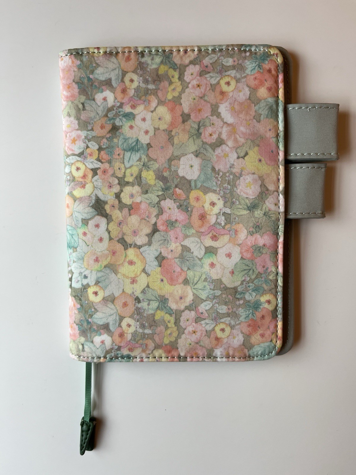 Hobonichi A6 Techo Cover “Hollyhocks”- Liberty Fabrics 2024