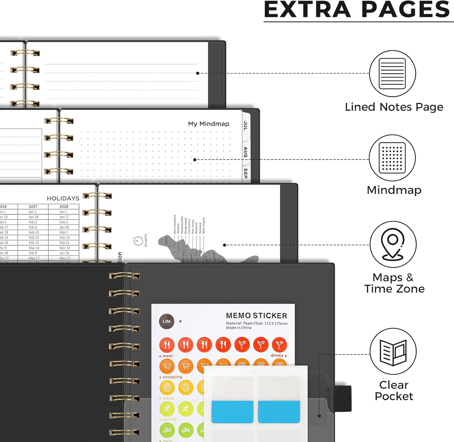 Academic Planner 2026-2027, July 2026 – June 2027, Weekly and Monthly, 5.7″ x 8.