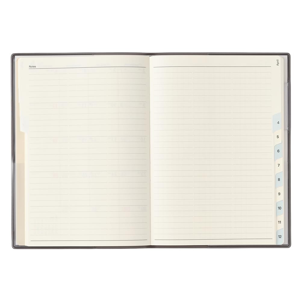 NOLTY Planner 2026 B6 Monthly Access 2 Black 6479