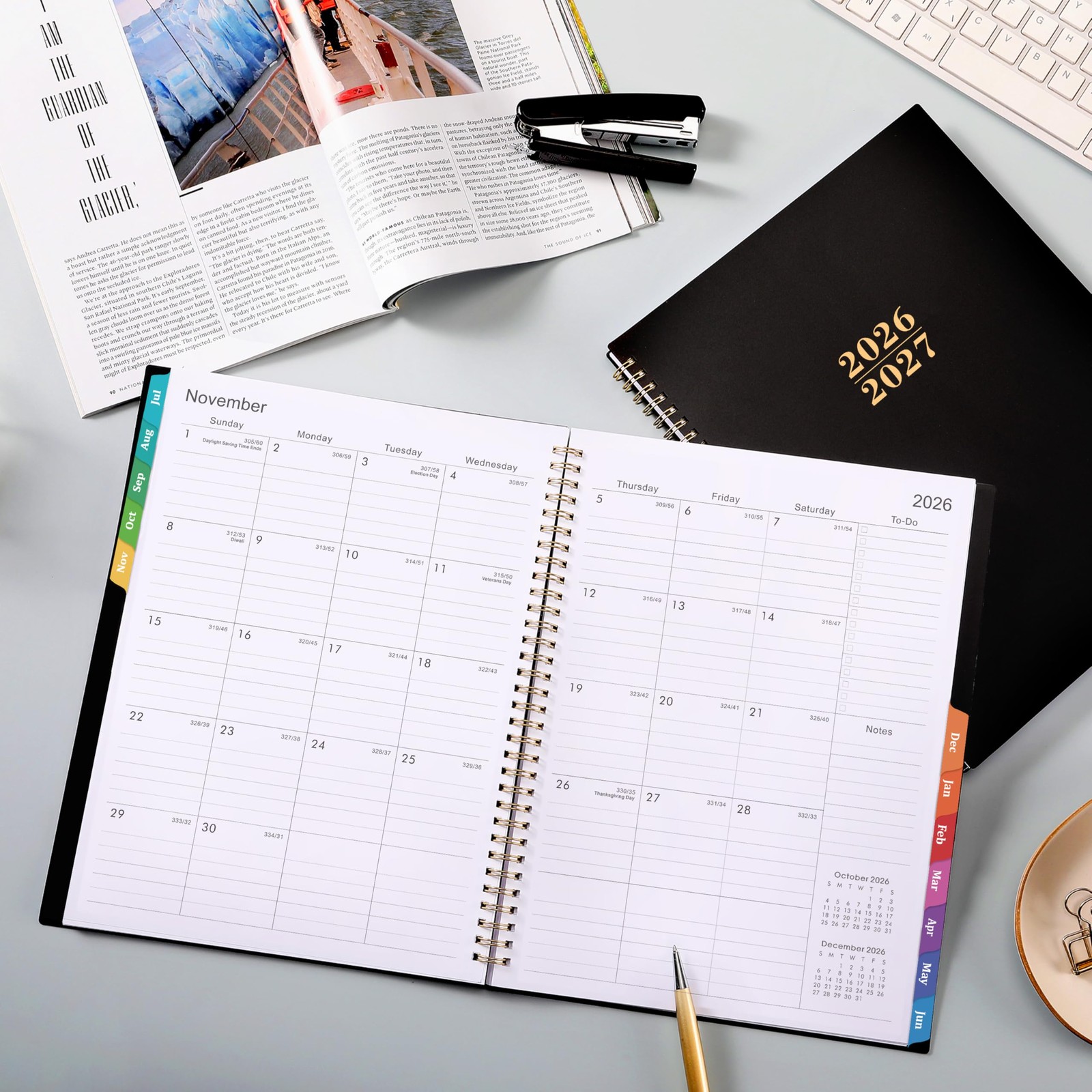 Planner 2026-2027 – Academic 2026-27, Jul.2026 – 9 X 11 inches, BLACK