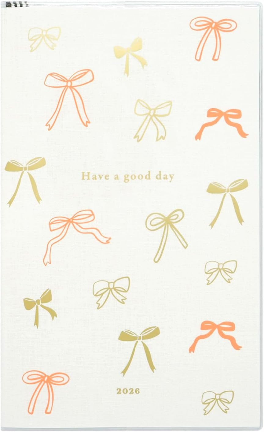 Greeting Life Chic 2026 Planner, B6 Slim, Monthly, Softcover, Ribbon, CD-1405-MM