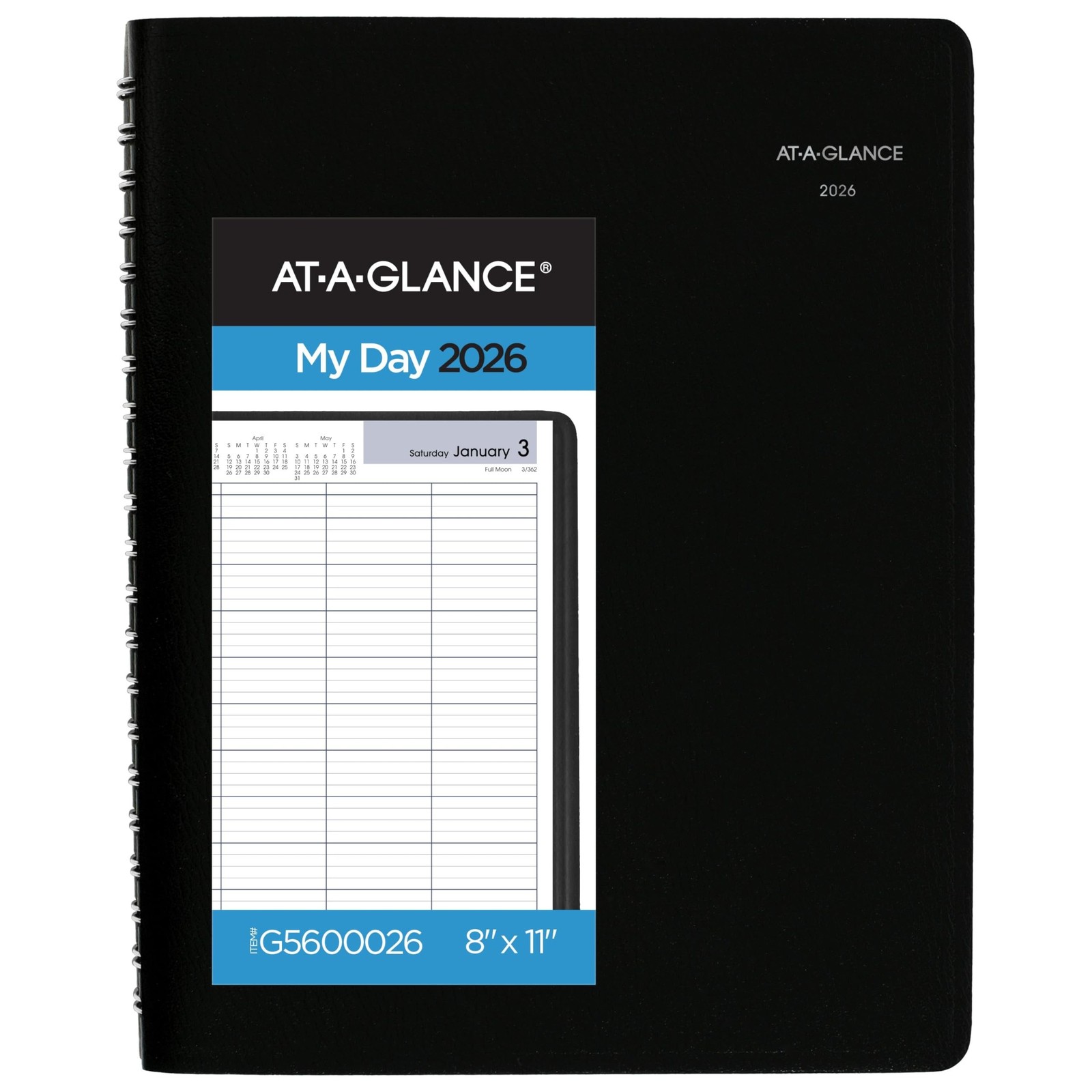 2026 At A Glance DayMinder G56000 4 Person Daily Appointment Book 8 Inch NEW