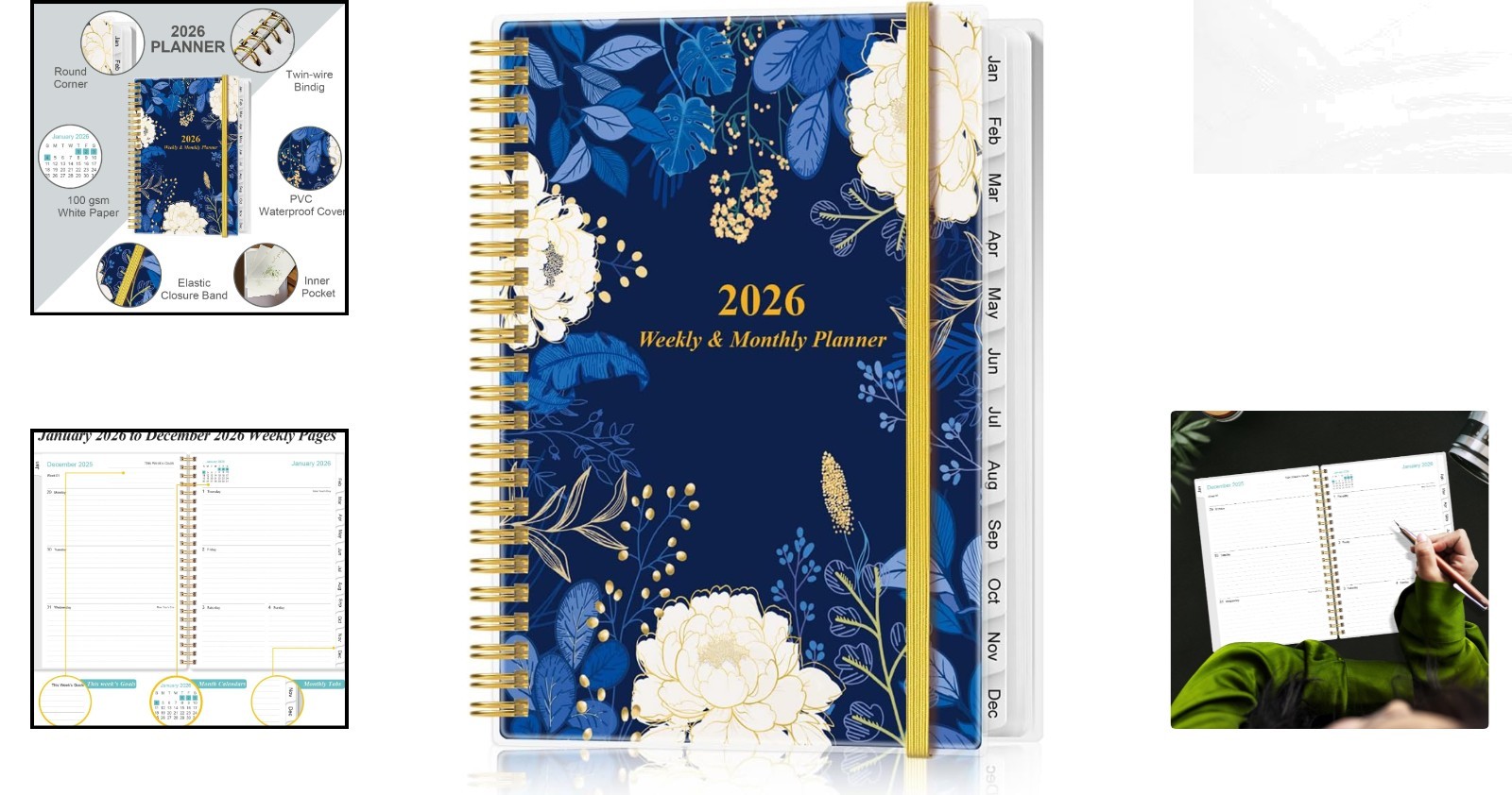 Organize 2026 with Our Stylish Planner: 6.4″ x 8.5″ with Holiday Reminders