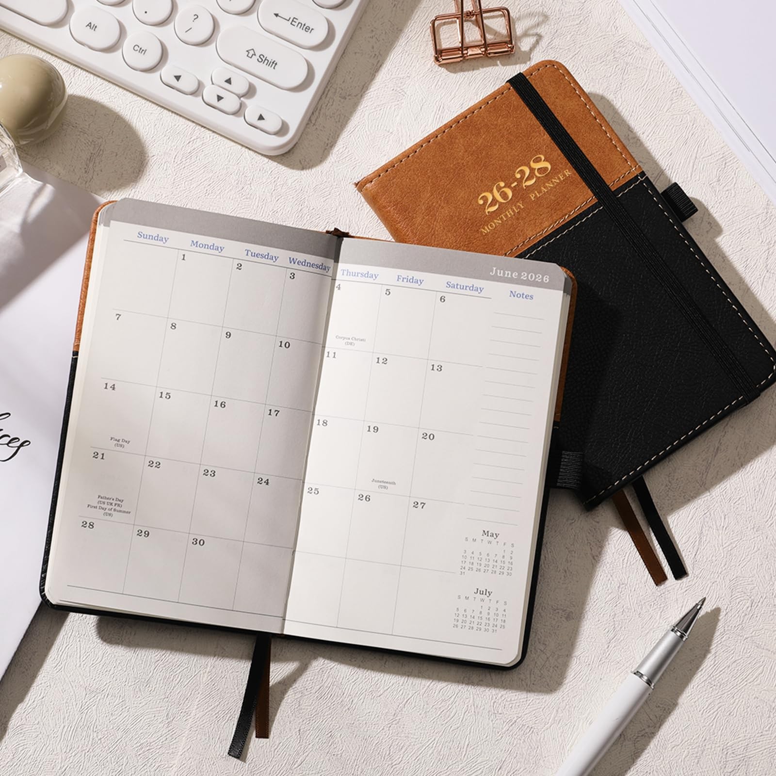 2026-2028 Pocket Calendar/Planner – 3 Year Monthly Pocket Calendar 2026-2028, fr