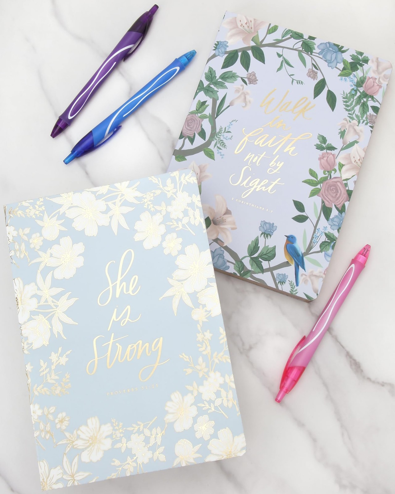 WORLD TRAVELER Christian Journal Notebook – 256 Pages 6X8, Lavender Rose