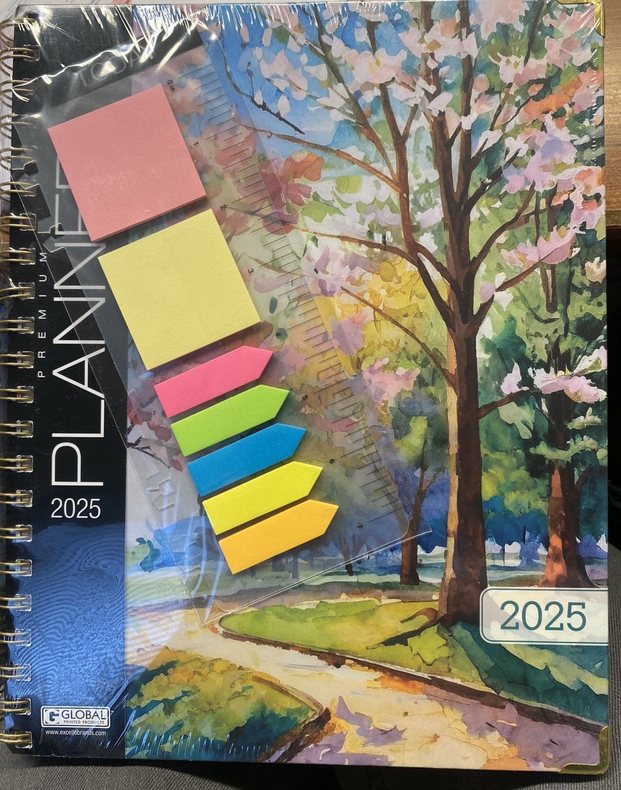 Global Printed Products HARDCOVER 2025 Planner: (Nov 24-Dec 25) 8.5″x11″
