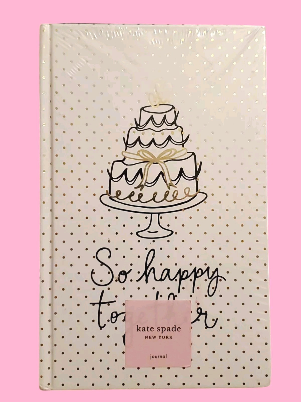 Kate Spade New York Bridal Journal 8.25″ X 5.25″ Bound Notebook Happy Together