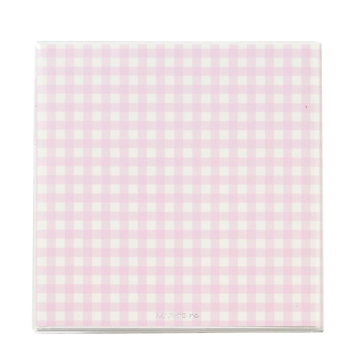 MARK’S 2026 Weekly Block Square 148 Gingham Check/Fanlog Yellow 26SDR-SB02-YE