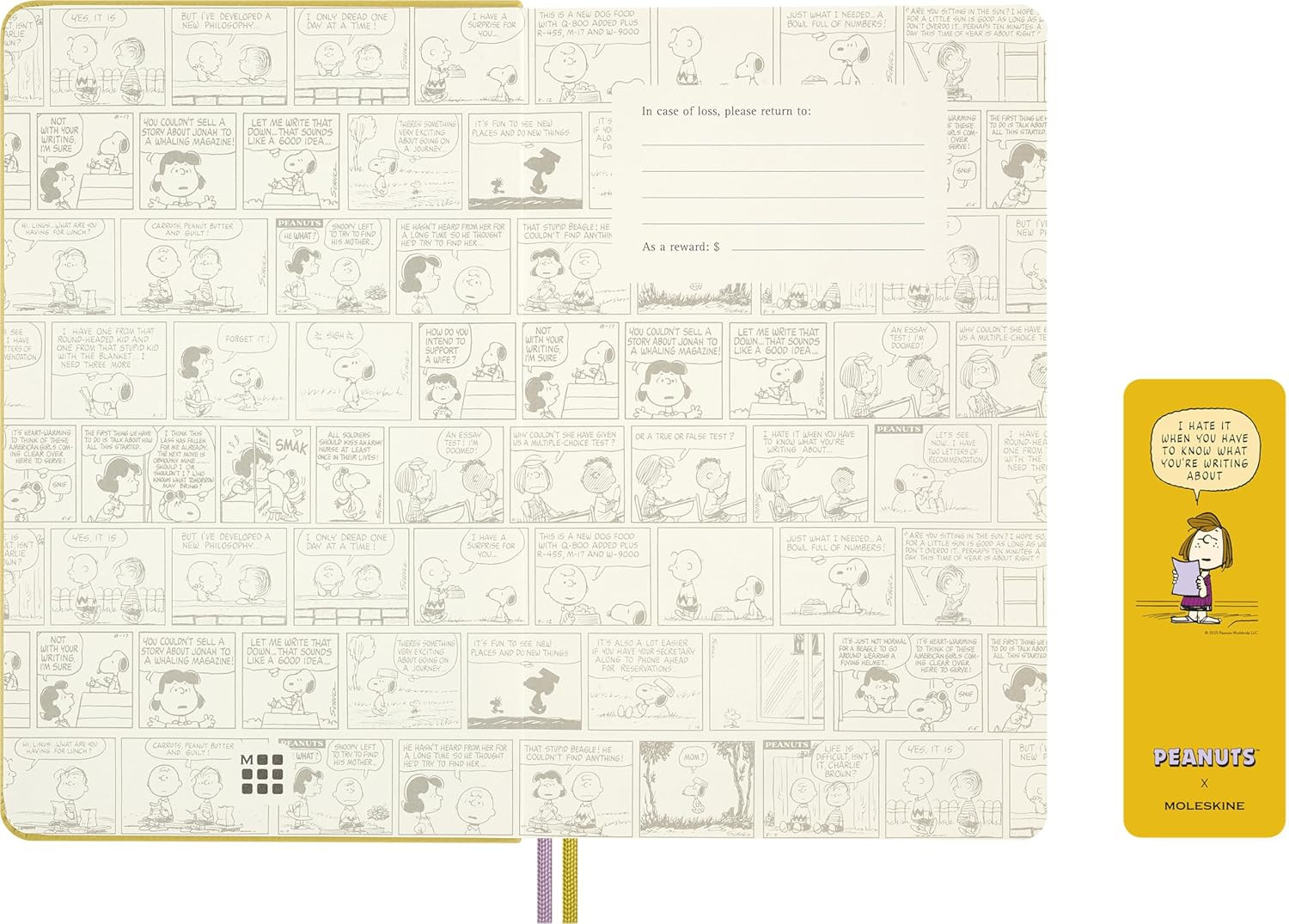 Limited Edition Peanuts ‘Patty’ Notebook, Hard Cover, Large (5″ X 8.25″), Ruled,