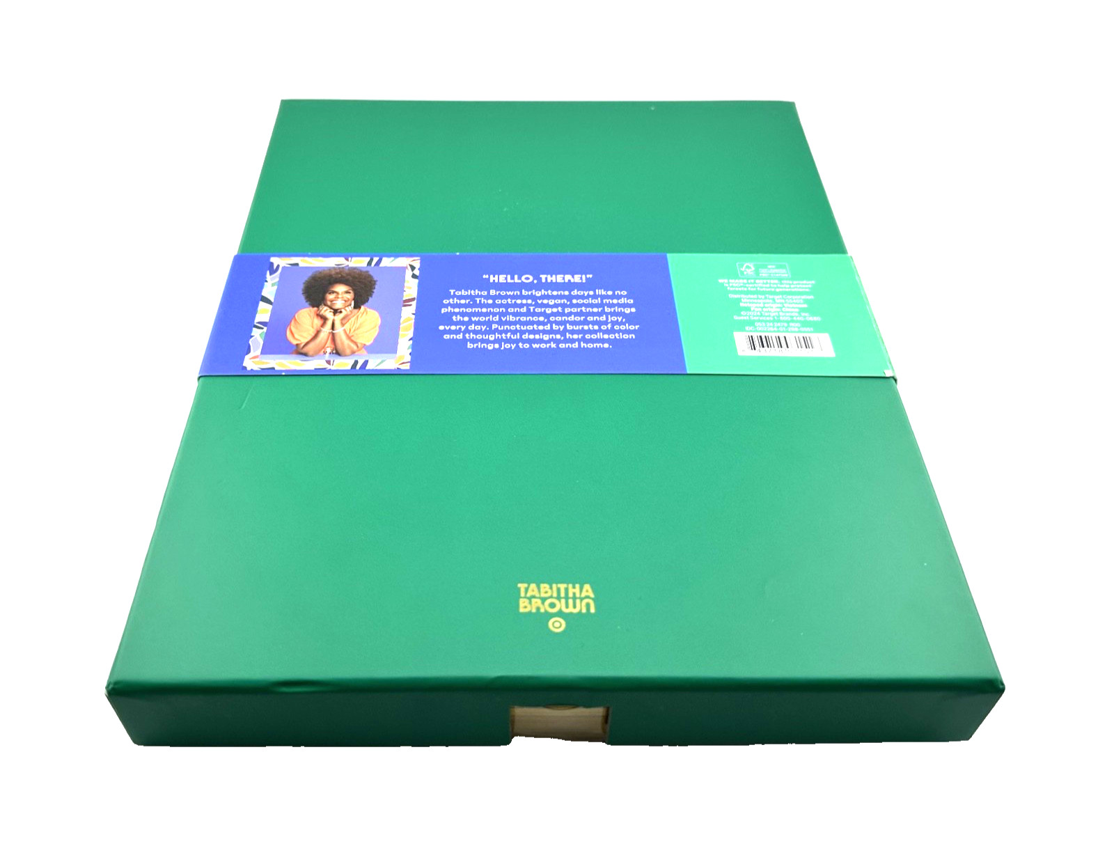 Tabitha Brown for Target Oversized Notepad & Pen, 8.5”x11” Lined Paper Journal