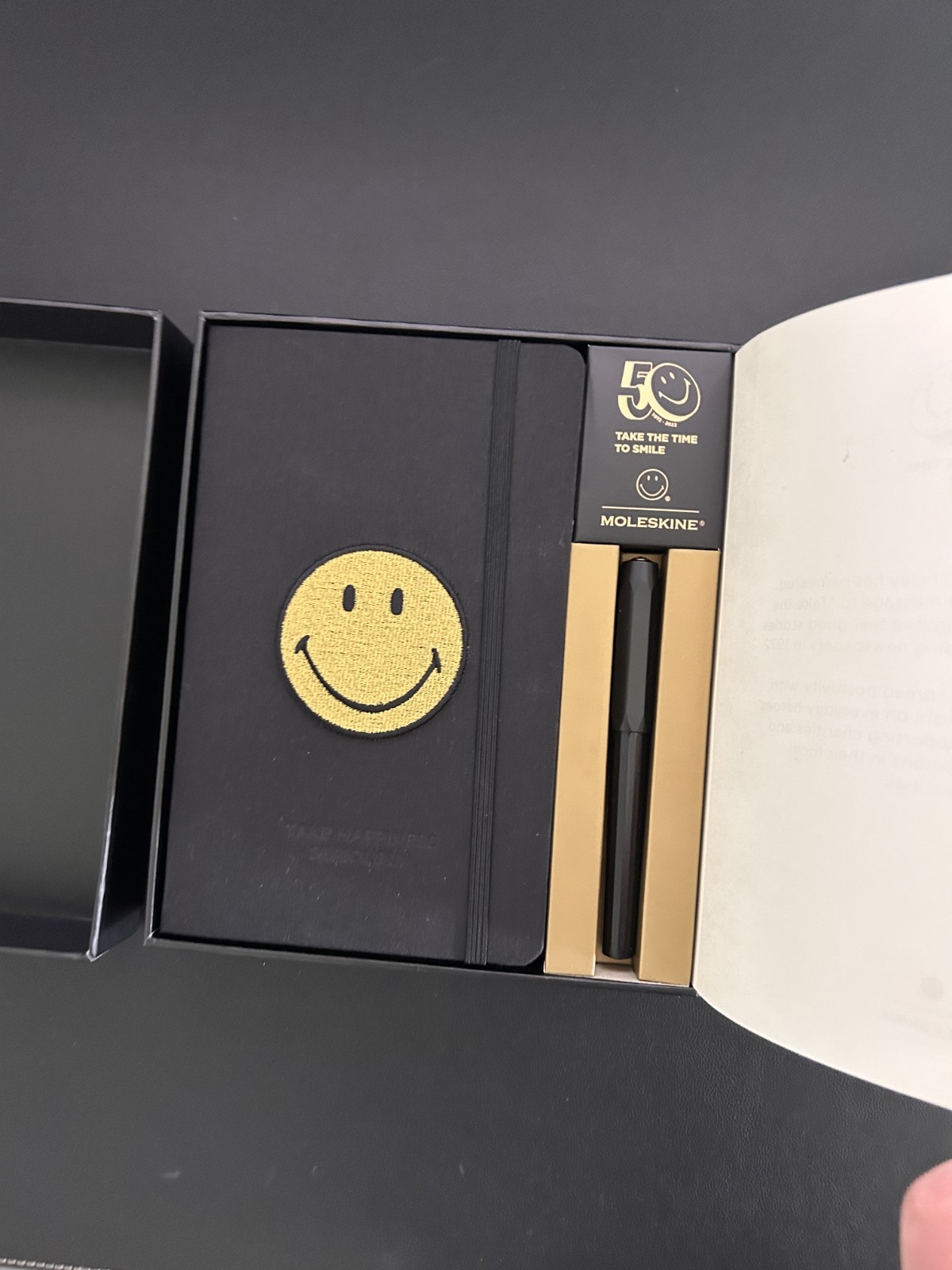 Moleskine x Smiley Limited Edition Collector’s Box OOP Brand New Unused