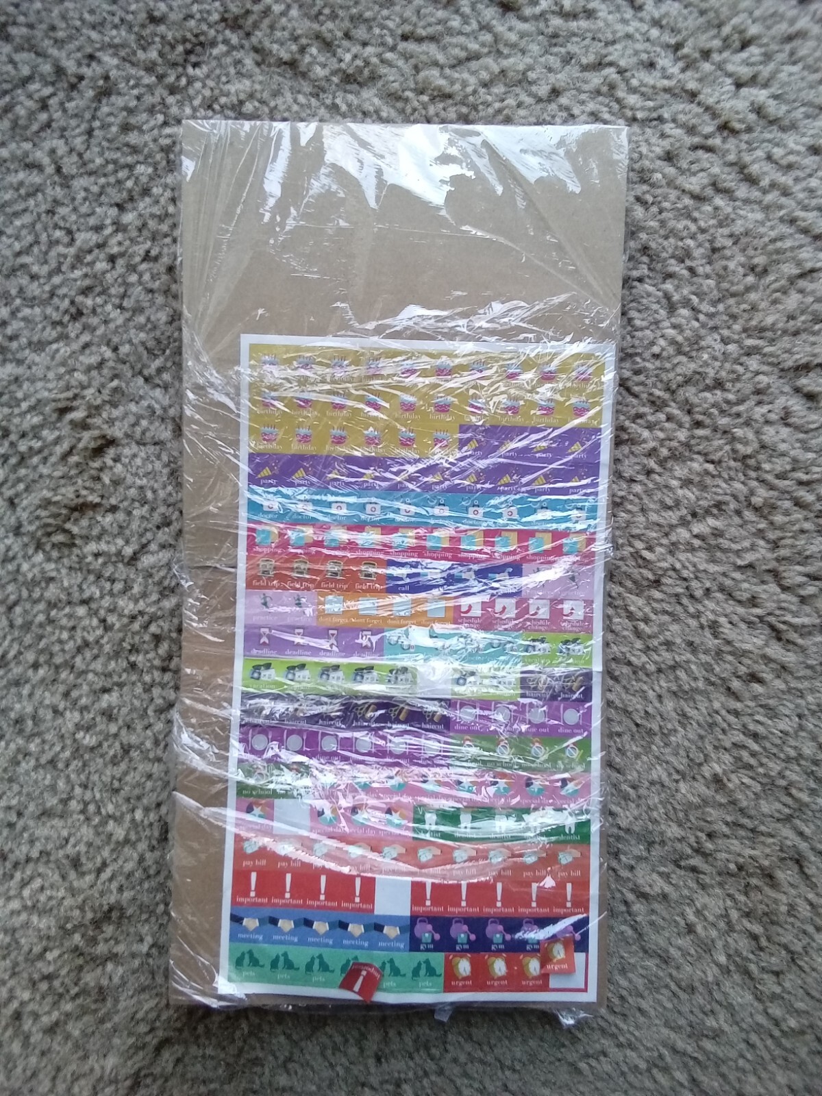 NEW Set of Calendar Planner Stickers