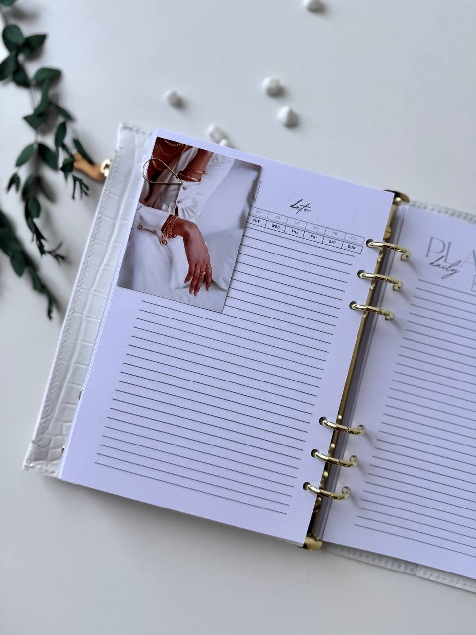 Leather notebook- bag cover A5. Planner-bag with long strap.