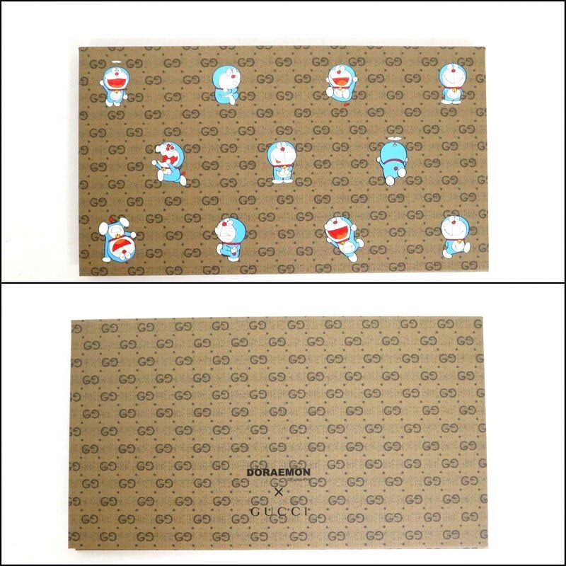 GUCCI x Doraemon collaboration memo pad special letter paper set 4 pieces Japan