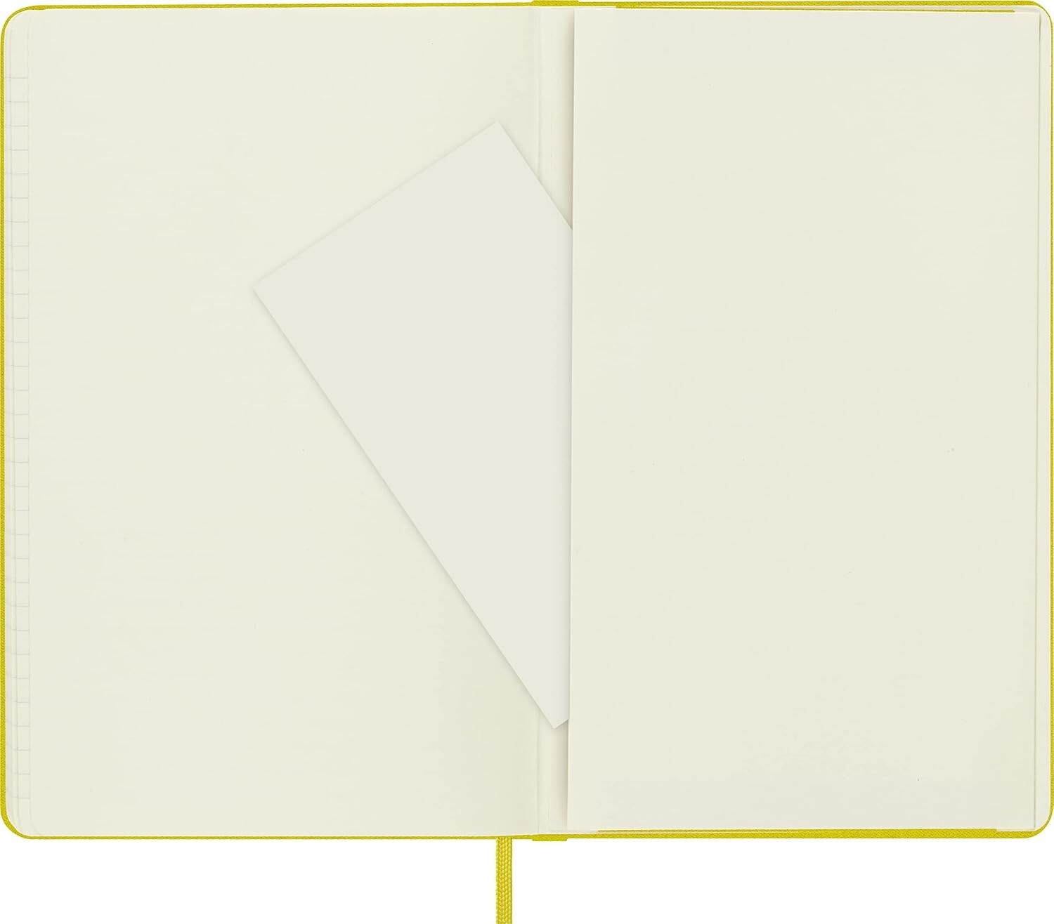 Moleskine YELLOW lined hardcover classic fabric notebook, Large 5 x 8.25 inches