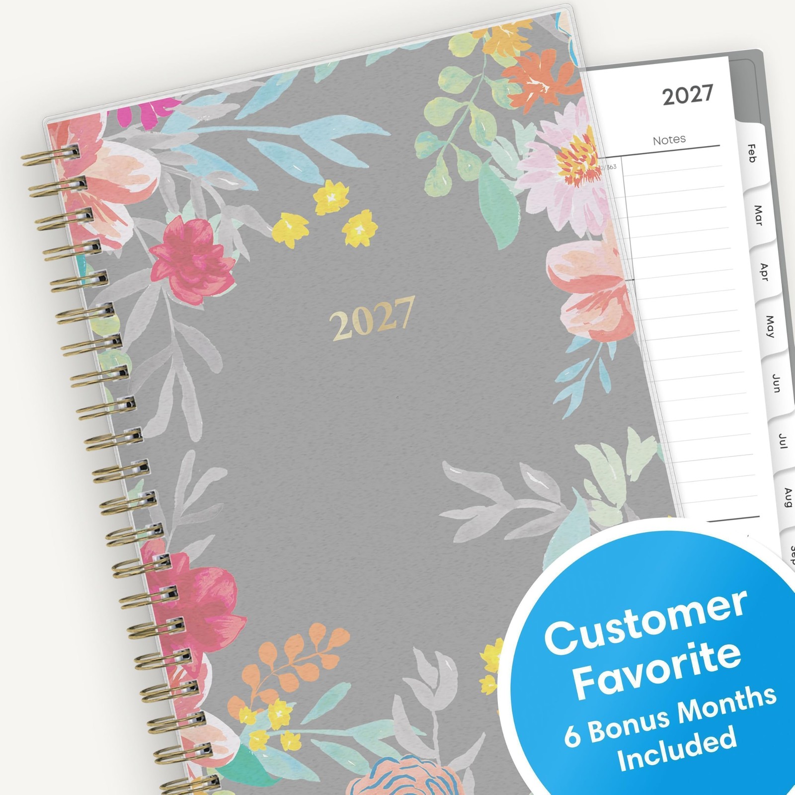 Blue Sky 2027 Weekly and Monthly Planner Calendar, January 2027 – December 20…