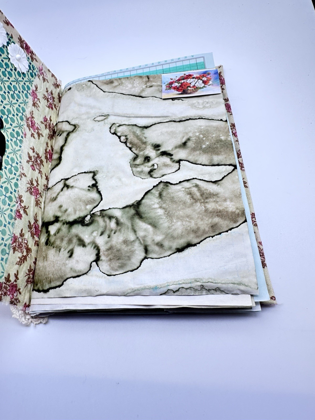 Junk Journal Bird Themed 8×6 Inches With Coffee Dyed Paper For Journaling