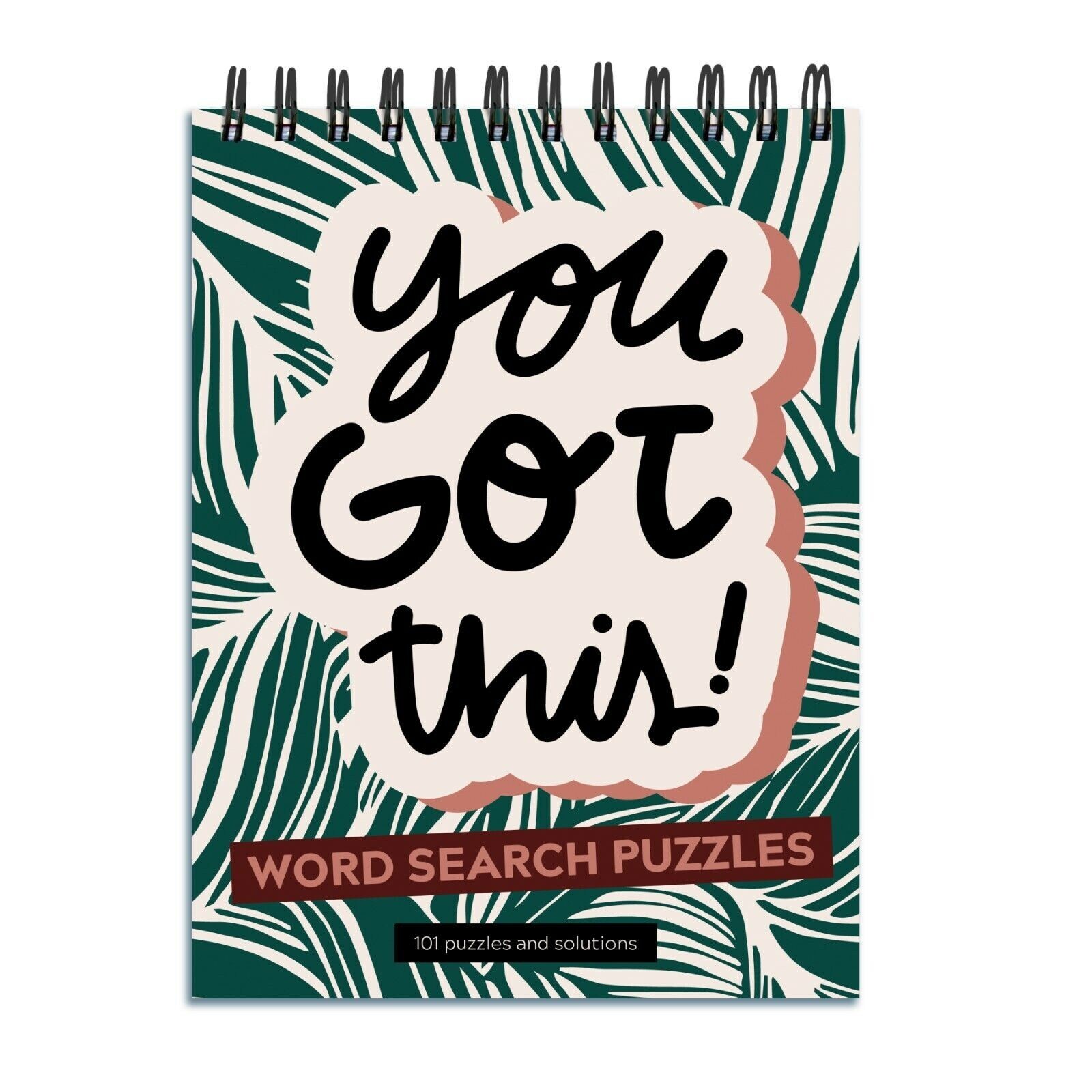 You Got This Word Search Book Spiral Puzzle Pad-Free Shipping