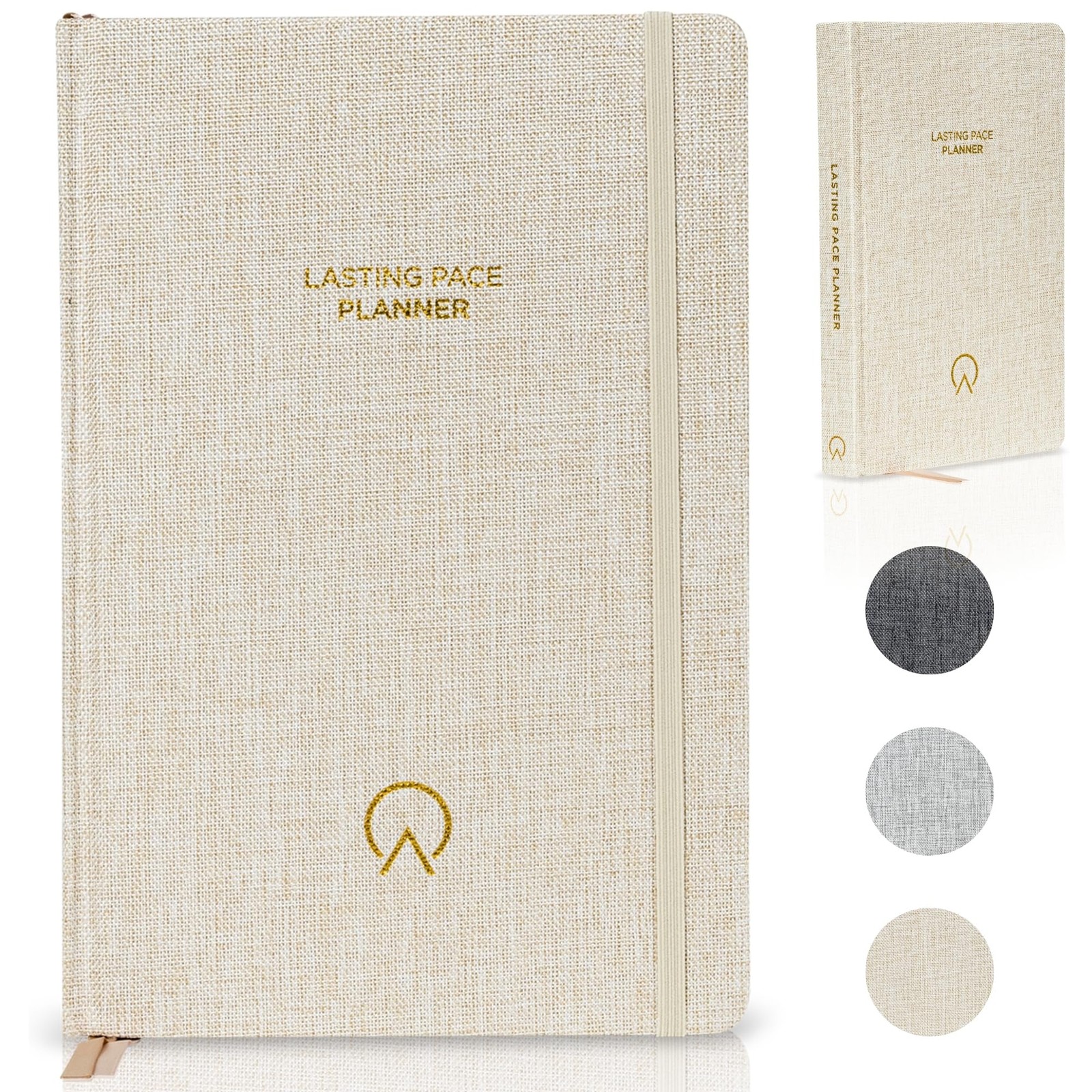 LASTING PACE Undated Weekly Planner 2025-2026 – 6×9” Habit Tracker, Calendar,