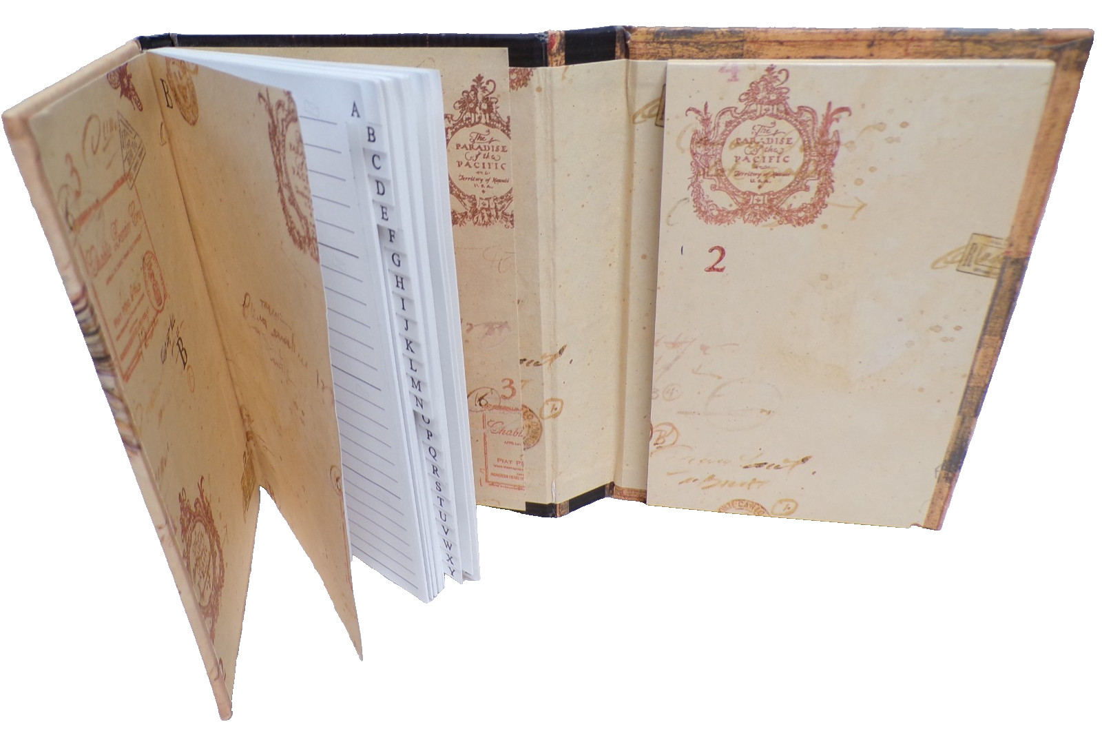 ADDRESS PERSONAL PHONE JOURNAL DIARY FOLDER BOOK WITH PAPER STATIONERY NOTEPAD