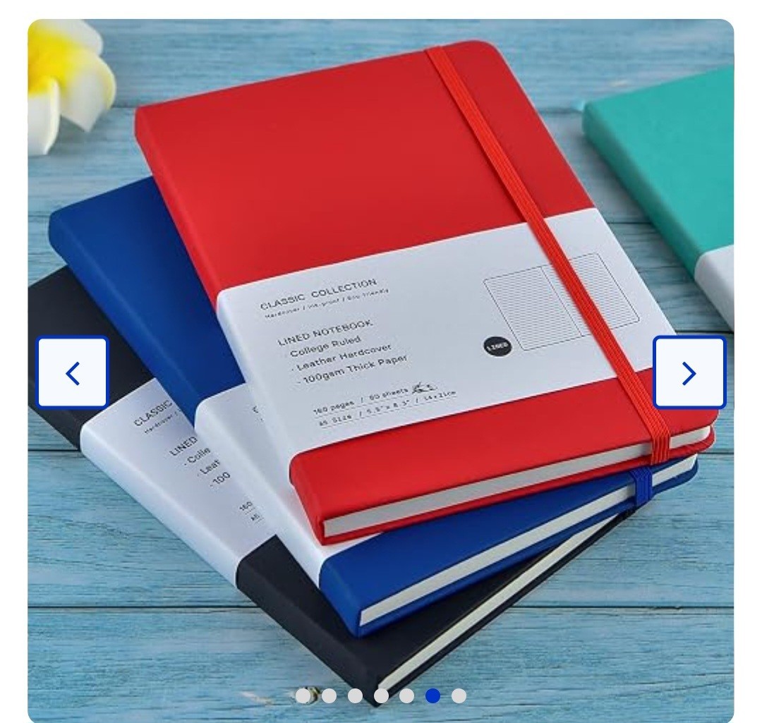 Lined Journal Notebook, (Gray), 160 Pages, Medium 5.5 inch x 8.3 inch 14x21cm
