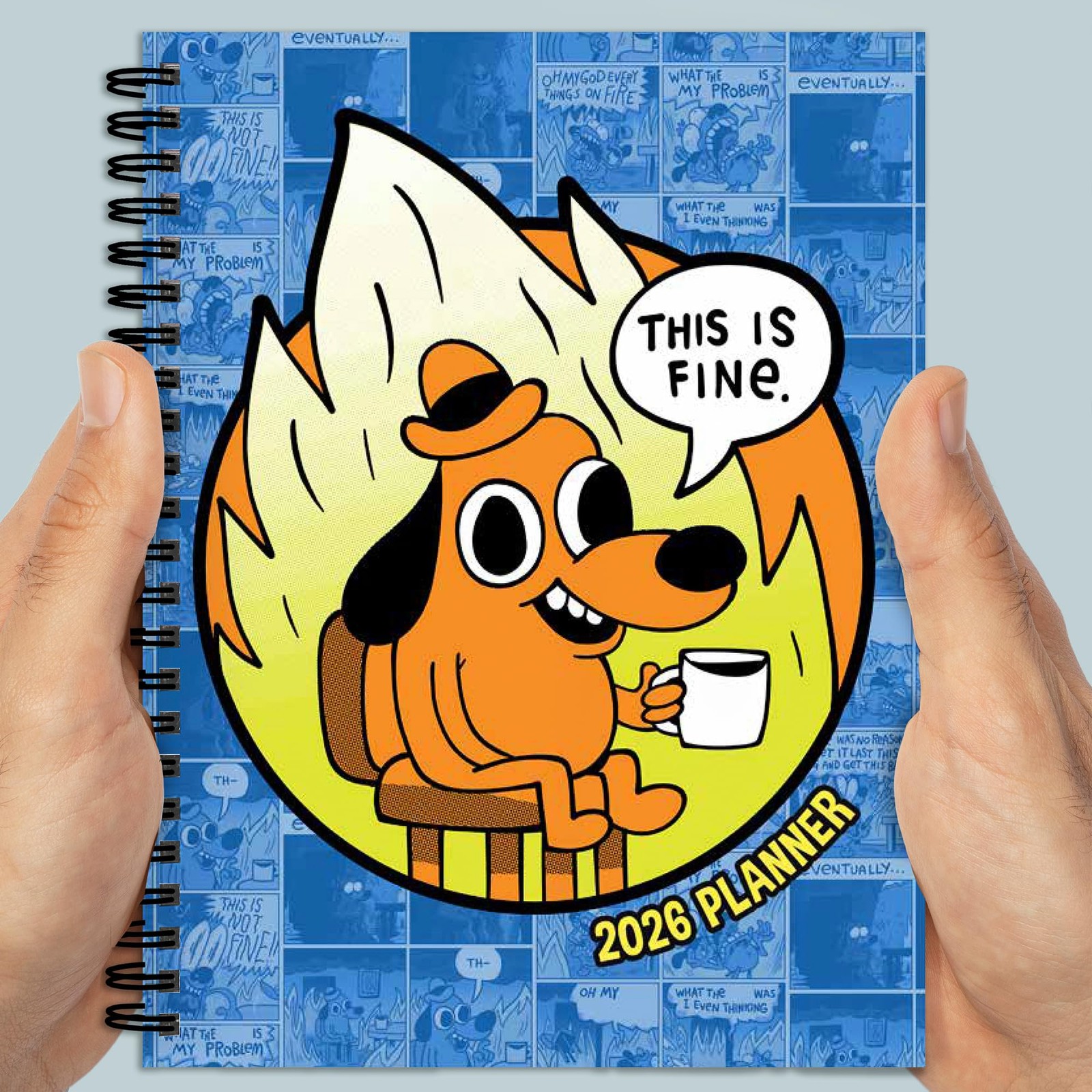 TF Publishing 2026 This is Fine Medium Weekly Monthly Medium,