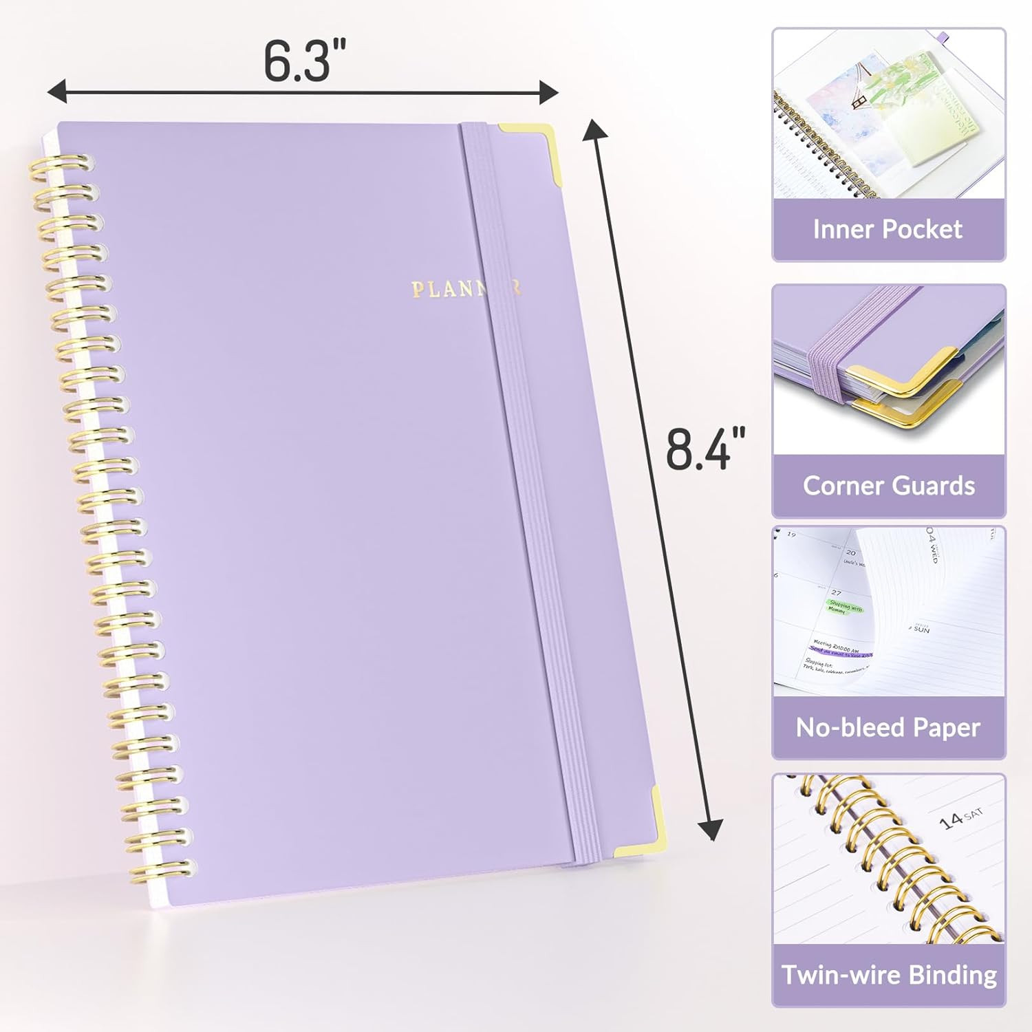 Academic Planner 2026-2027, July 2026-June 2027 Weekly & Monthly Hardcover Ca…