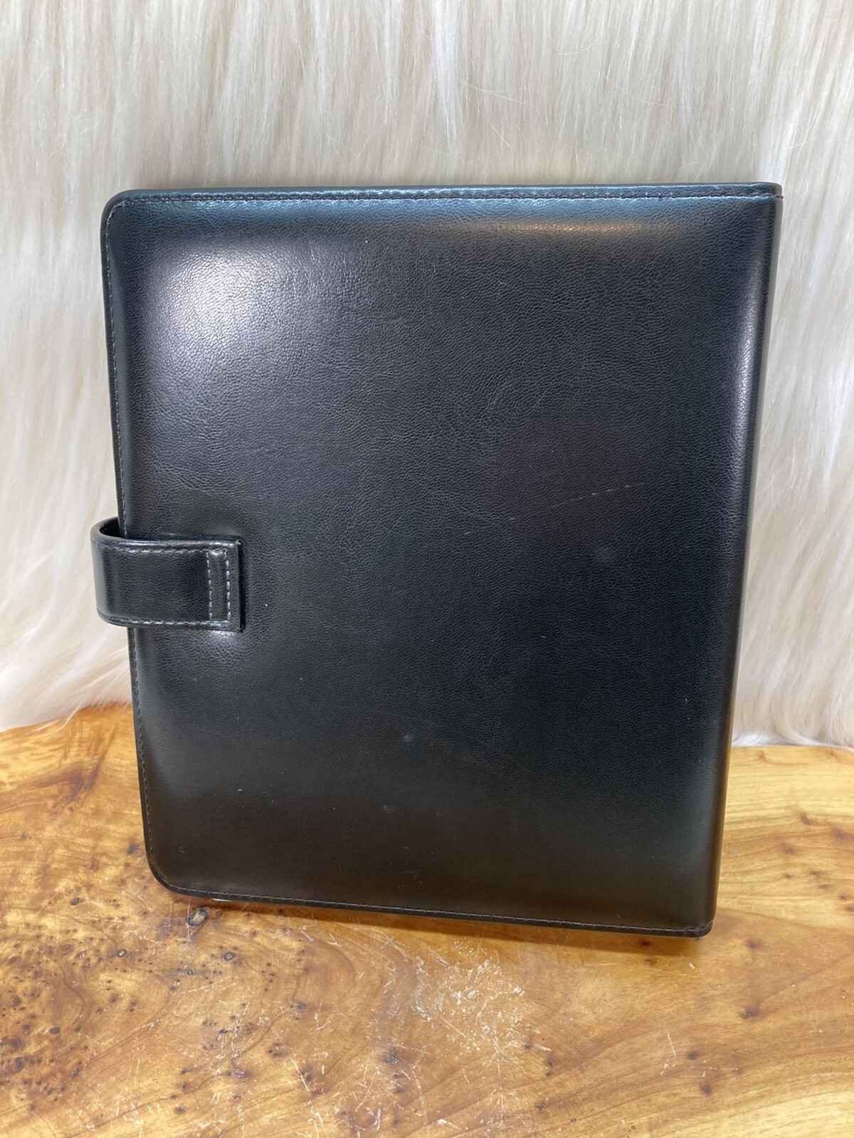 Vintage Rolodex Personal Organizer Day Planner Black Model RO600 6 Ring 1990’s