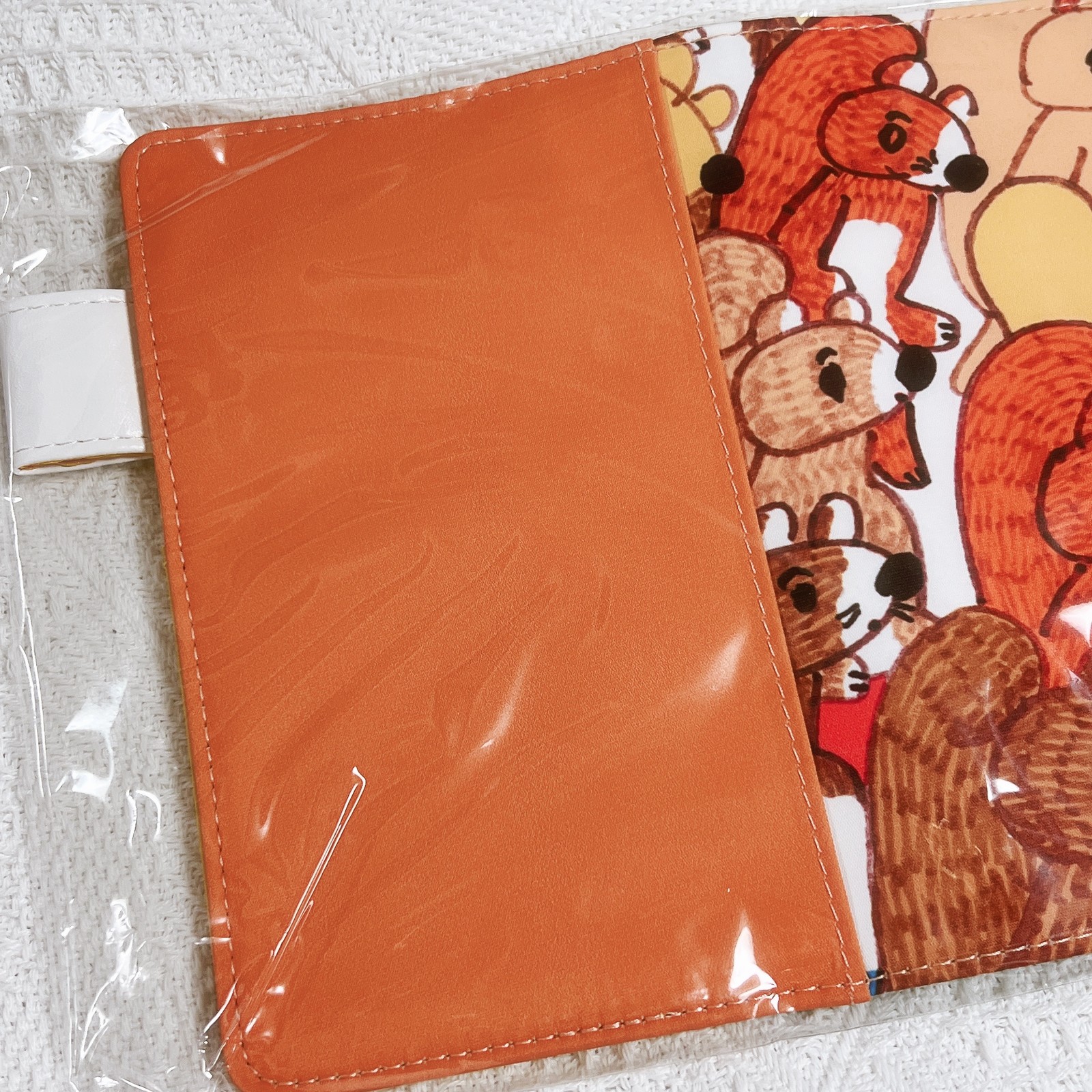 Hobonichi Techo A6 Cover 100%ORANGE Risu ga Zorozoro Squirrel Design Japan