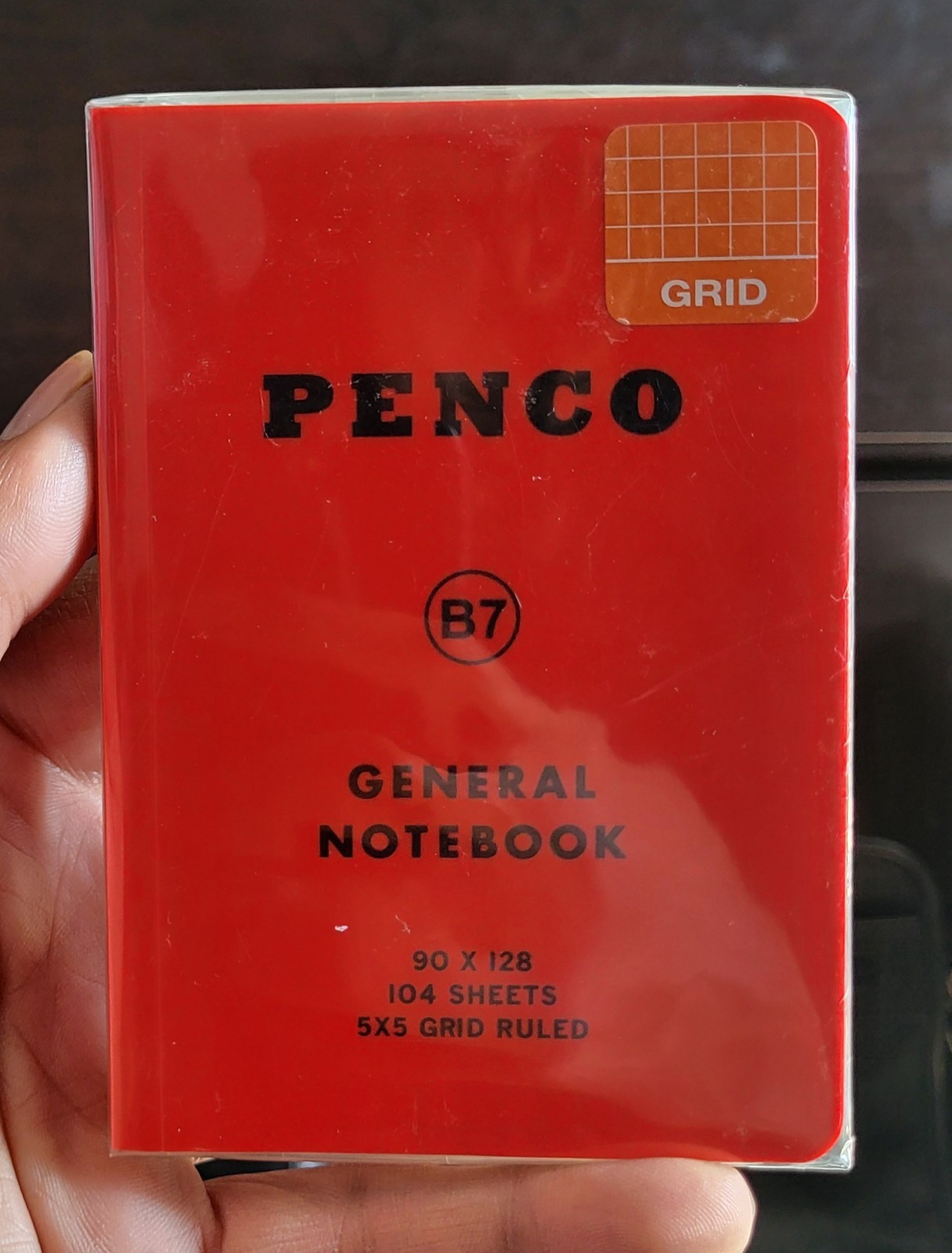 Hi Tide Penko Notebook B7 Square Red CN158