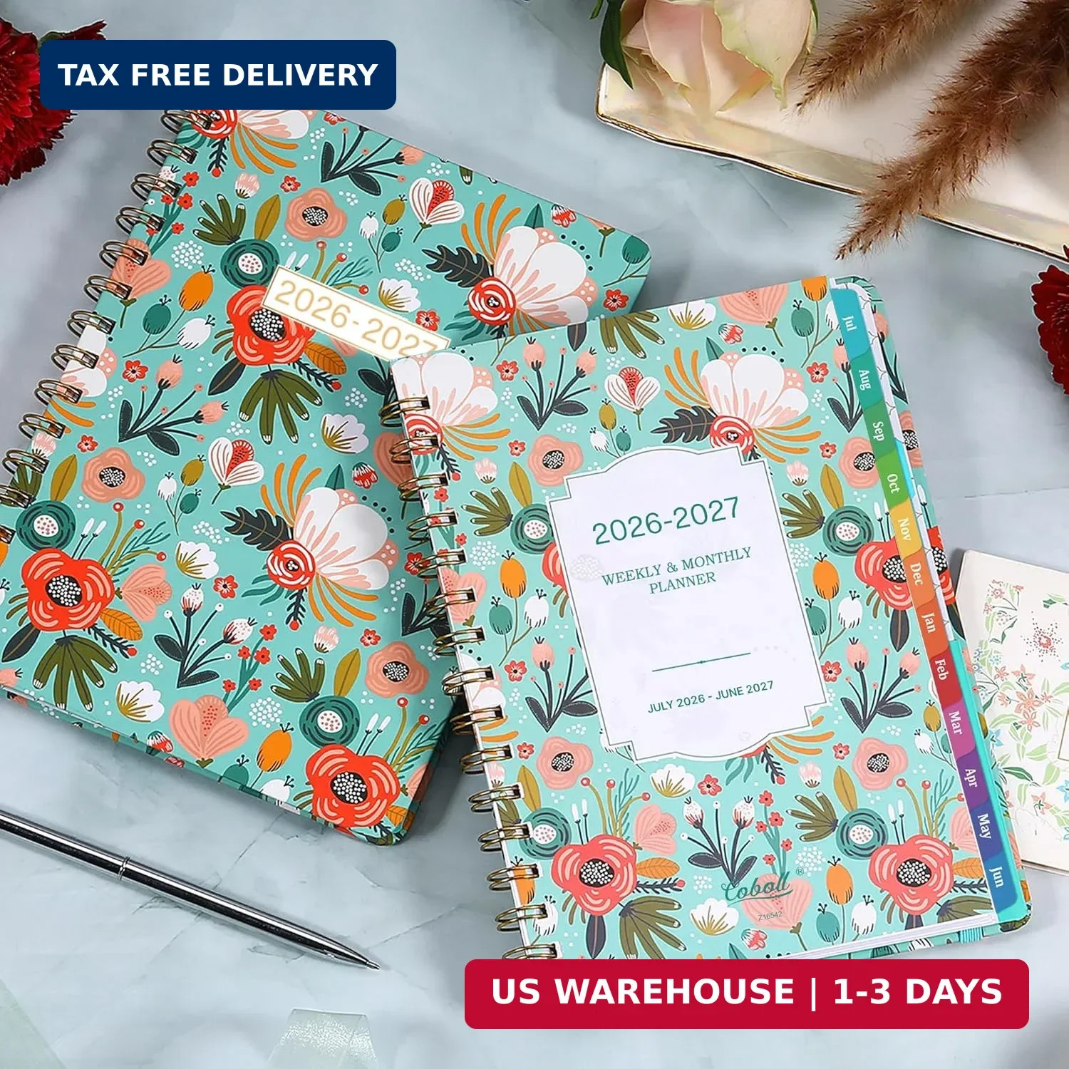 Planner 2026-2027 – Weekly Monthly Planner form July 2026 to June 2027, Academic