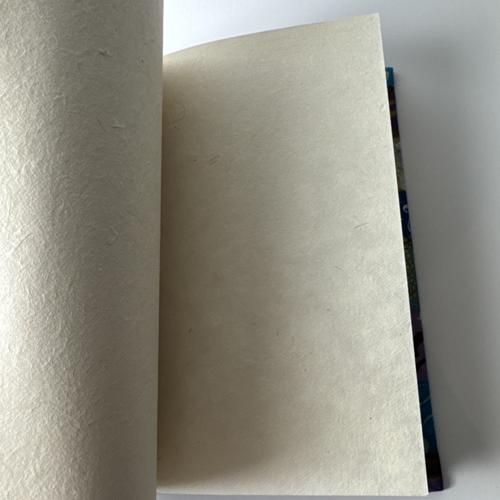 Blue Floral Journal Blank Diary Book Hard Cover Made From Lokta Plant from Nepal